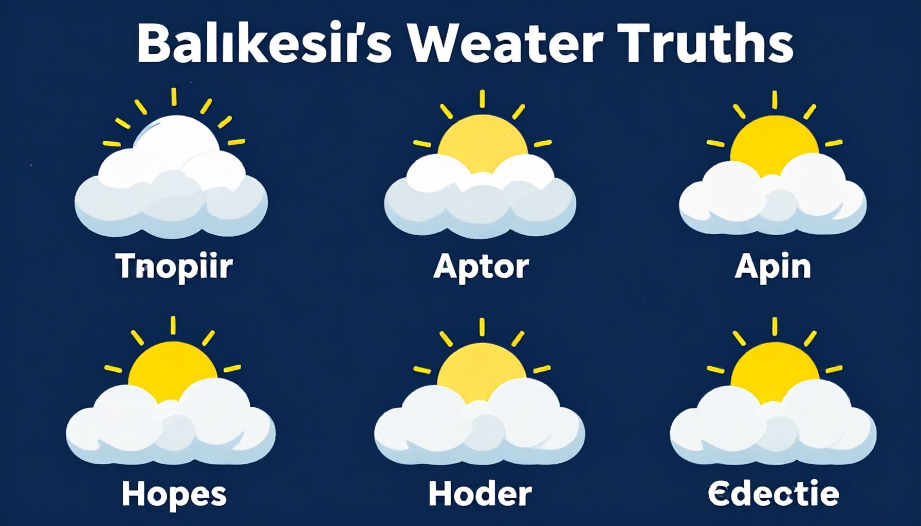 Balıkesir'in Hava Durumu Gerçekleri: Mitlere Karşı Gerçek Bilgi*