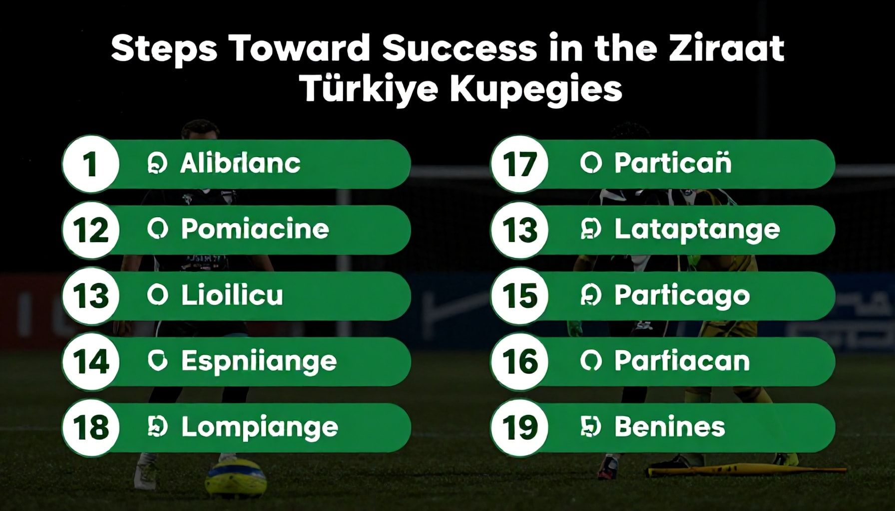 Ziraat Türkiye Kupası'nda Başarıya Doğru Adımlar: Takımların Stratejileri*