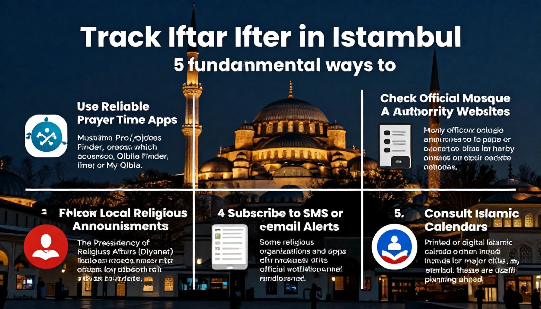 İstanbul'da Iftar Saatlerini Doğru Takip Etmenin 5 Temel Yolu*