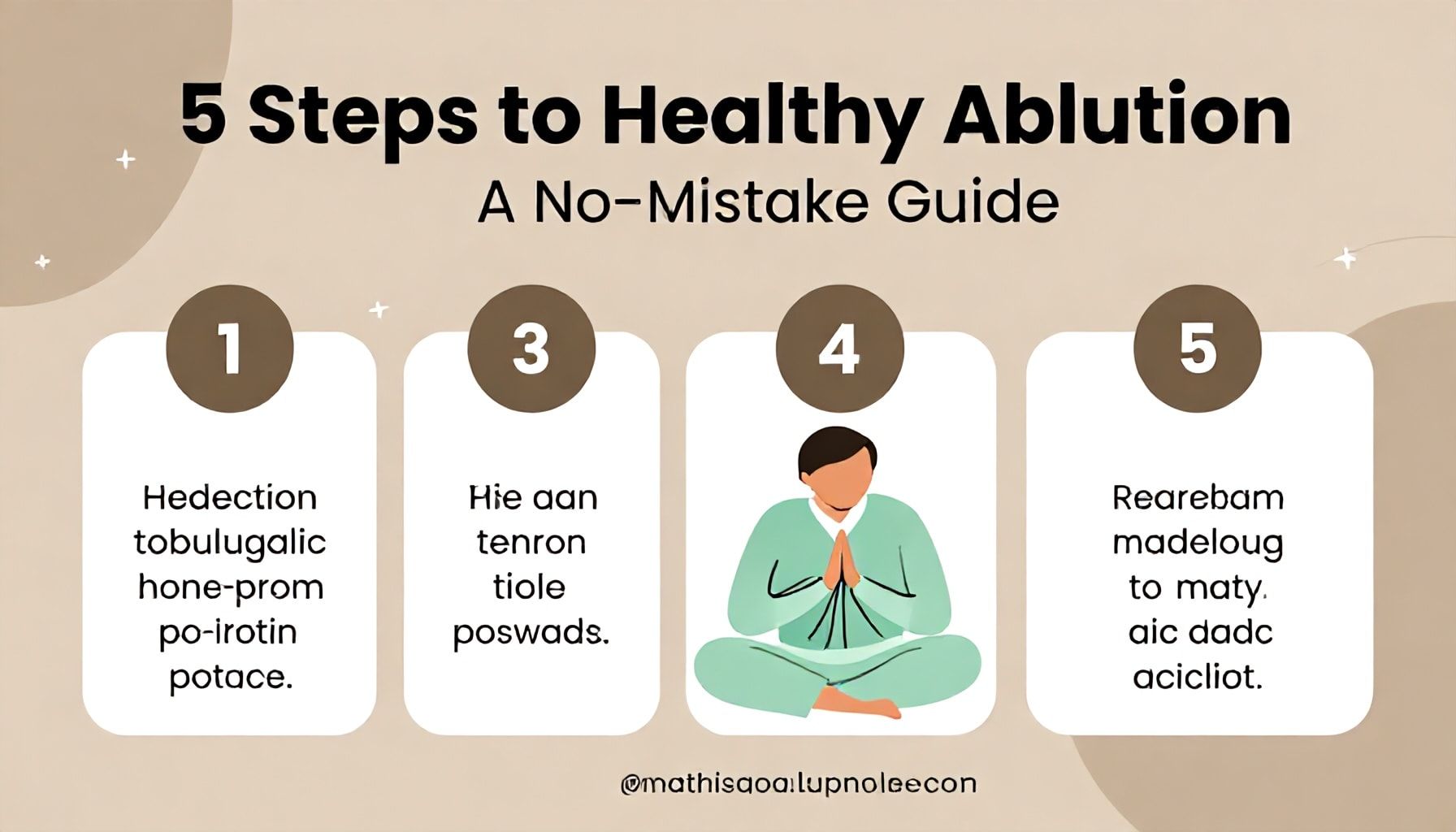 5 Adımda Sağlıklı Abdest: Hata Yapma Kılavuzu*