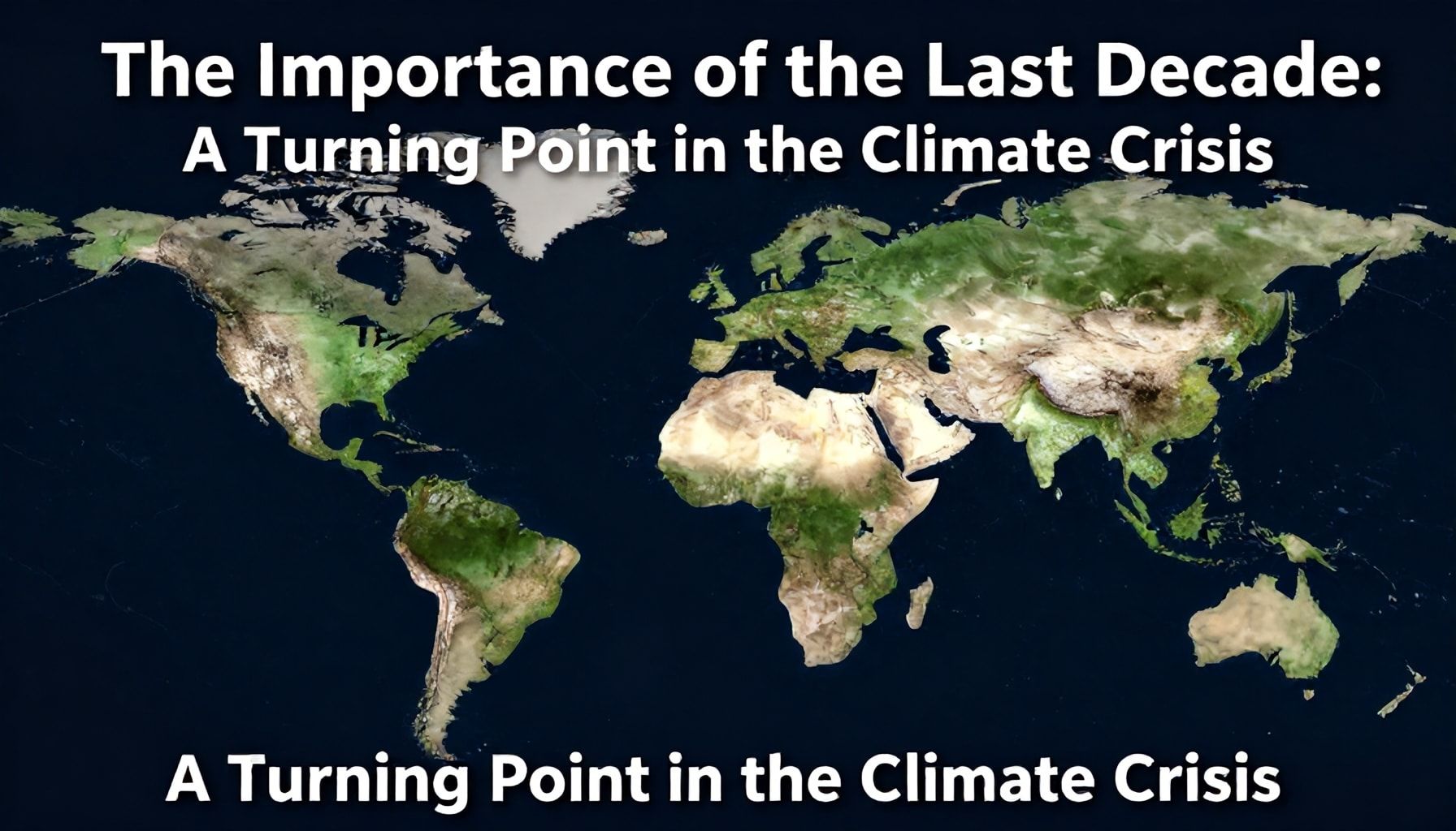 Why the Last Decade Matters: The Turning Point in the Climate Crisis*