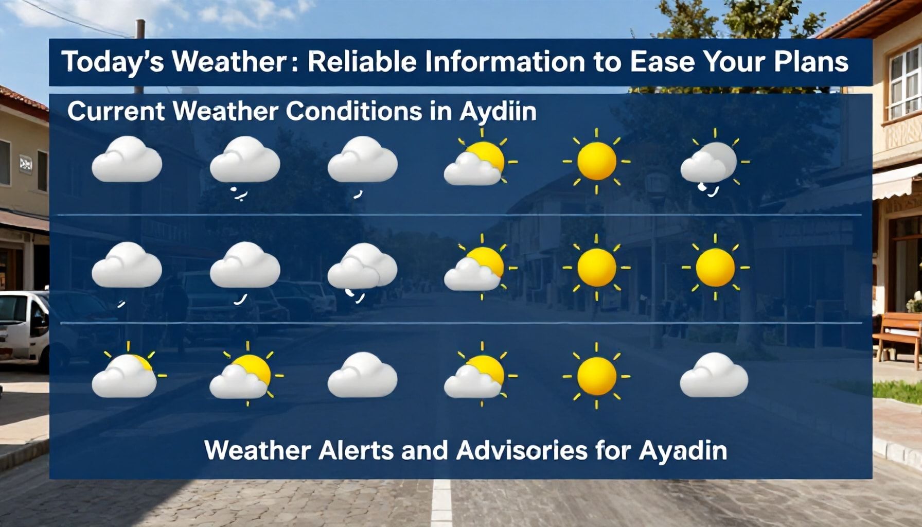 Bugün Aydın'da Hava Durumu: Planlarınızı Kolaylaştıran Güvenilir Bilgiler" için 5 Alt Başlık:*