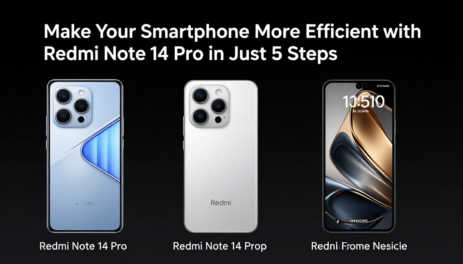 Redmi Note 14 Pro ile 5 Yolla Akıllı Telefonunuzu Daha Verimli Kullanın*