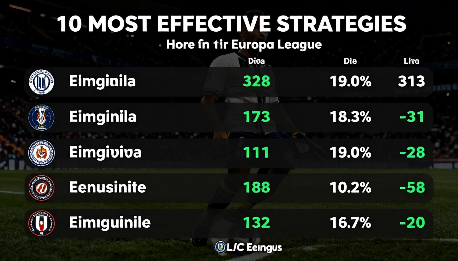10 Avrupa Ligi maçında takımların en etkili stratejileri*