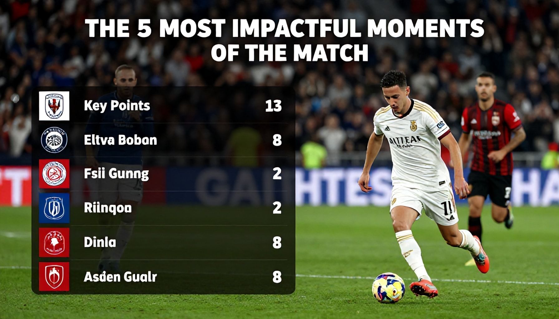 Maçın En Etkili 5 Anı: Takımların Performansın Anahtar Noktaları*