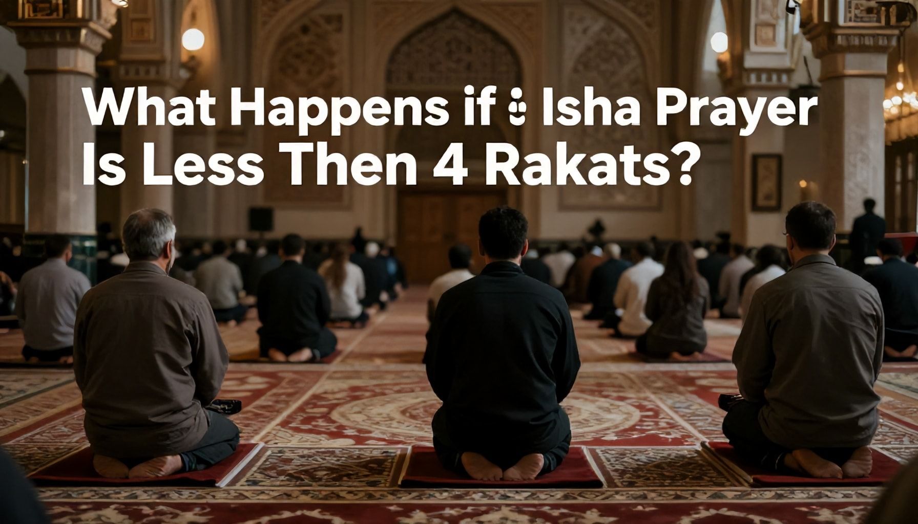 Yatsı Namazı 4 Rekat Olmazsa Neler Olur? Ciddi Hatalar ve Çözümleri*