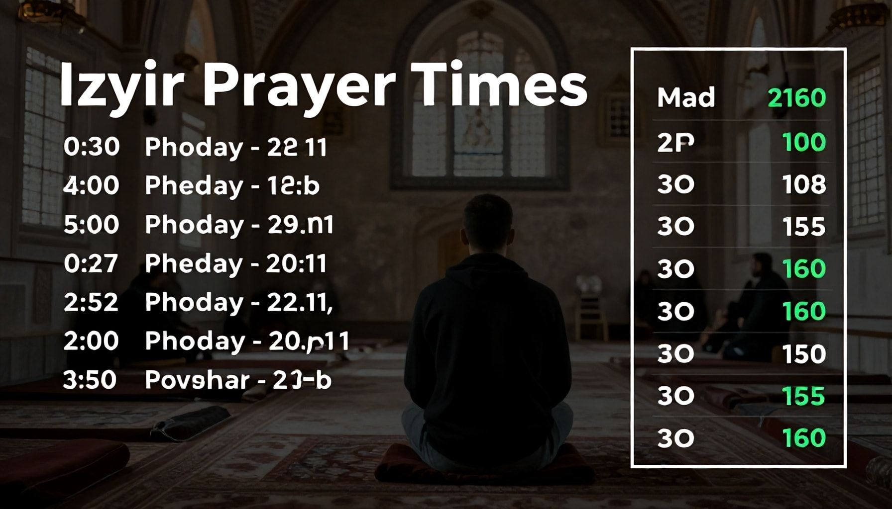 İzmir Namaz Vakitleri: Gerçekleri ve Yanlış Anlaşılmalar*