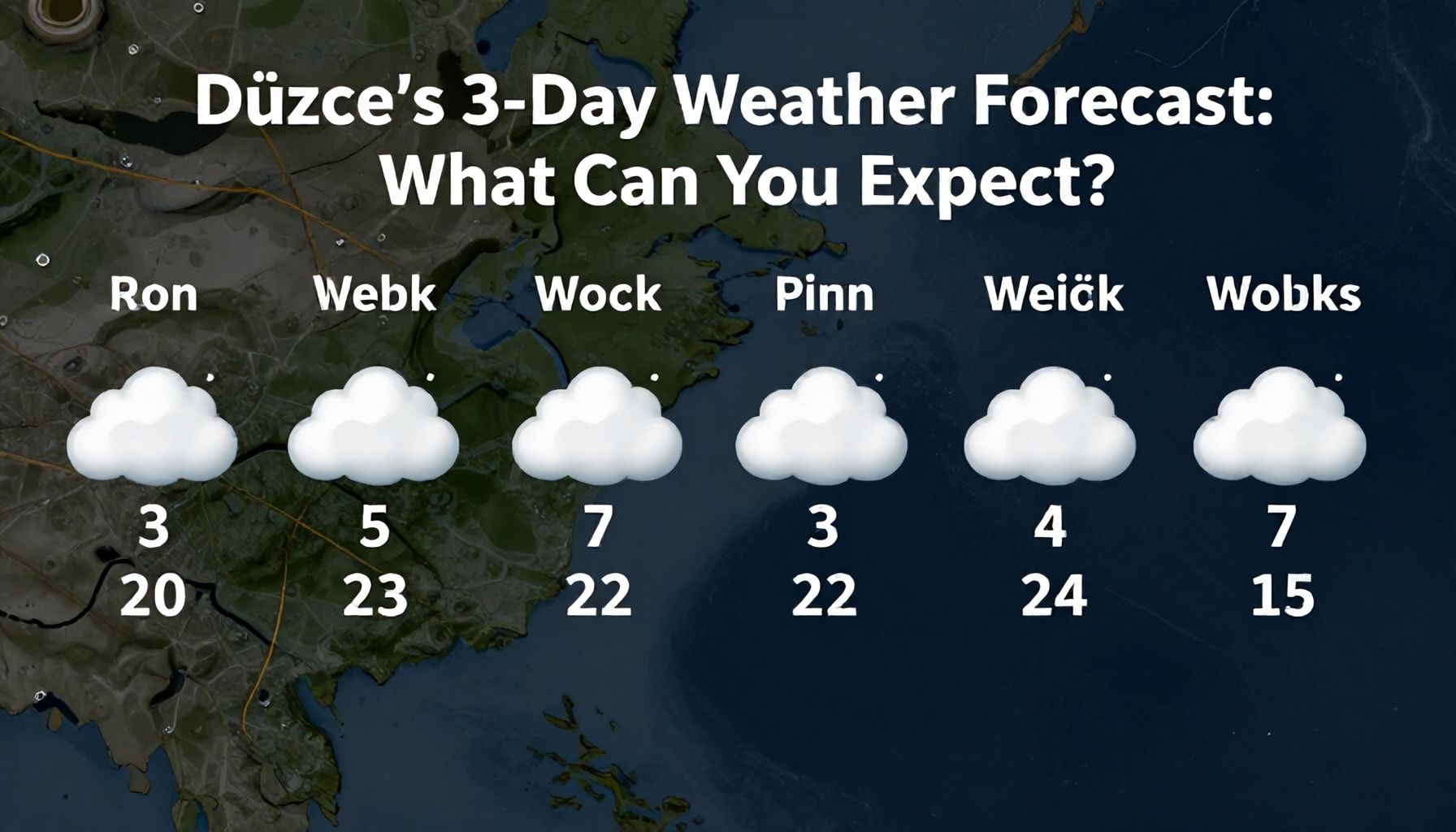 Düzce’de 3 Günlük Hava Tahmini: Ne Bekleyebilirsiniz?*