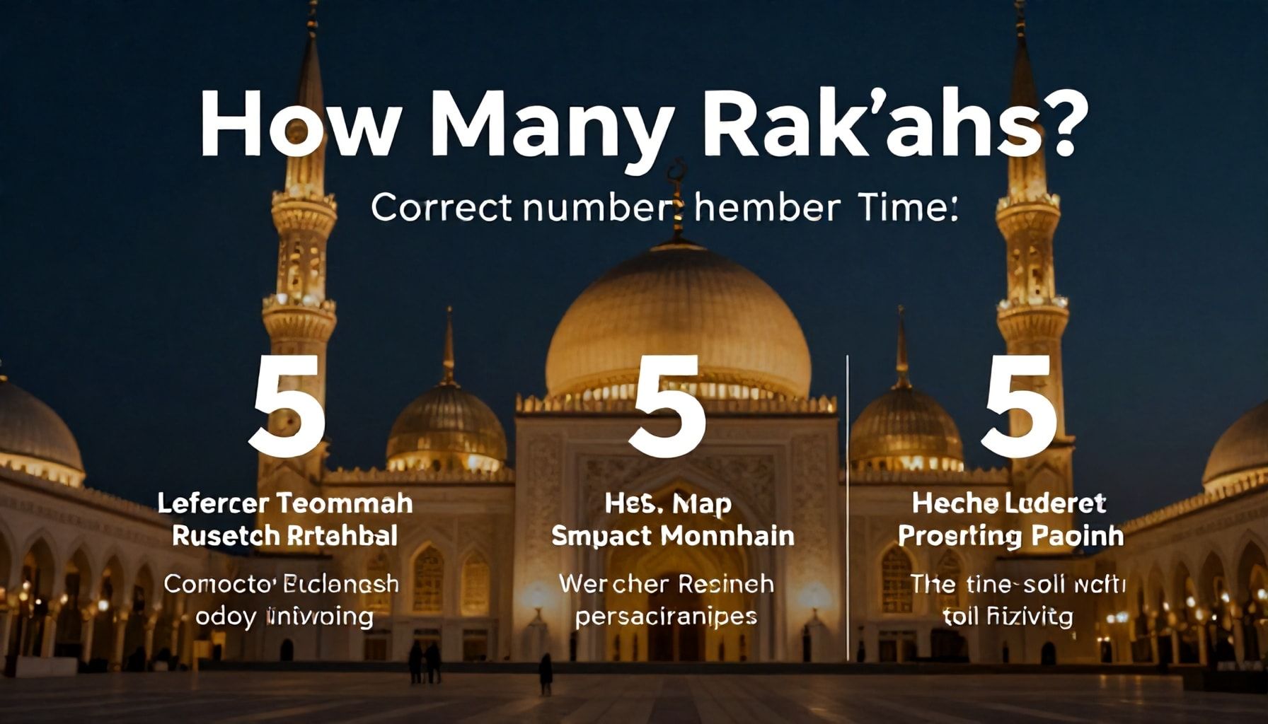 Akşam Namazı Kaç Rekat? Doğru Rekat Sayısı ve Vakti: 5 Subheadings*