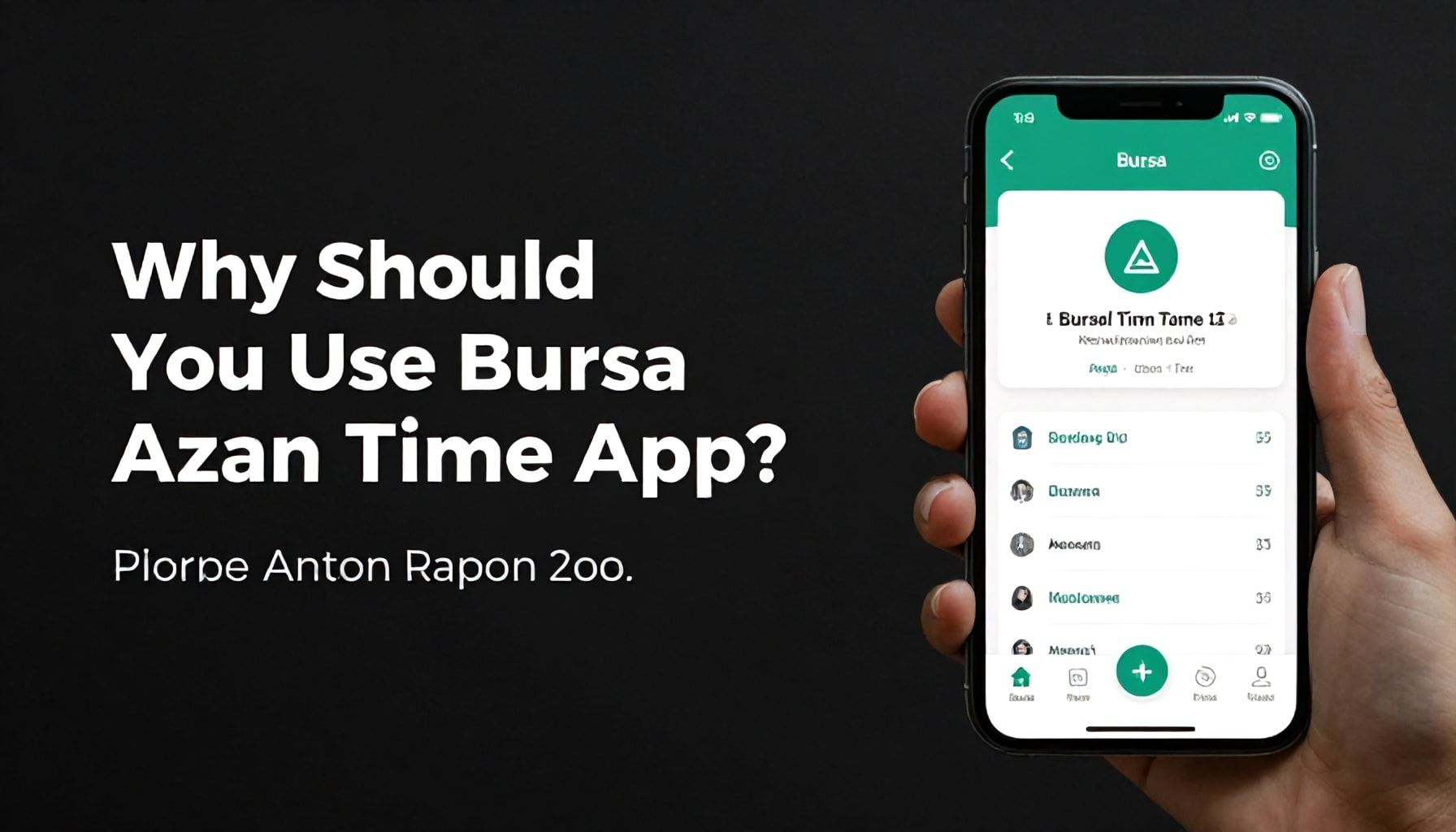 Neden Bursa Ezan Vakti Uygulamalarını Kullanmalısınız?*
