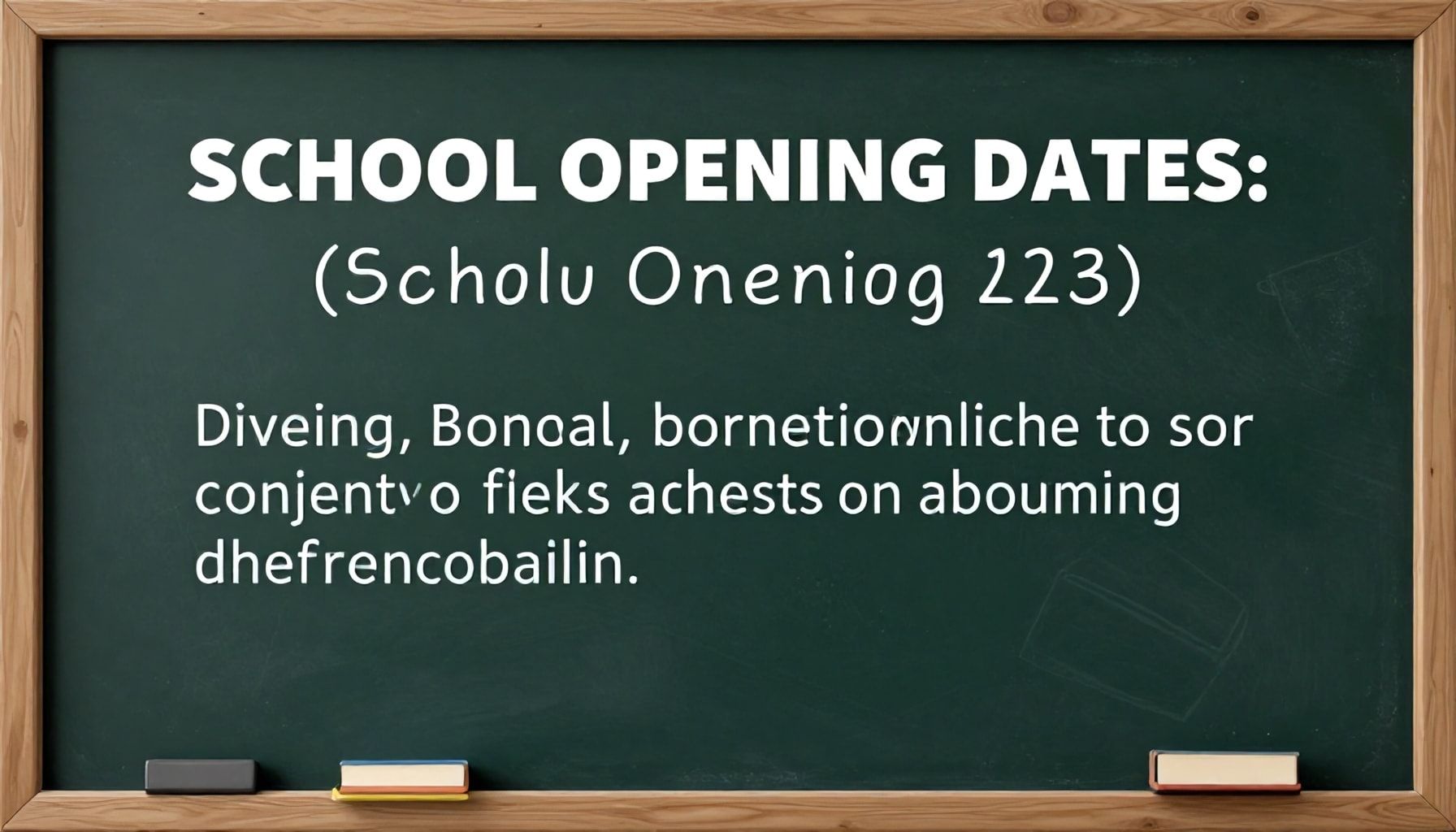 Okulların Açılış Tarihi Hakkında Bilmeniz Gereken Gerçekler*