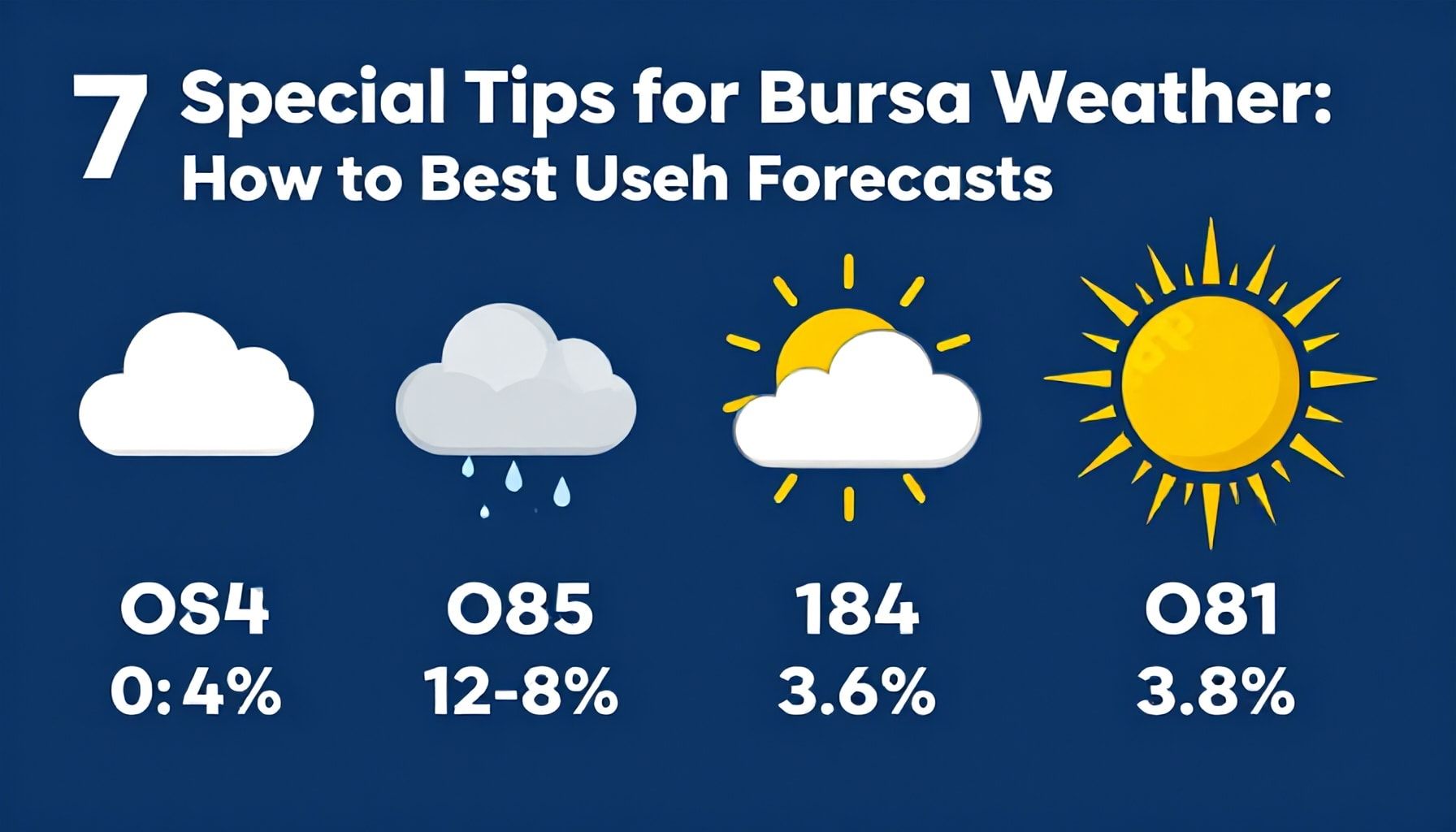 Bursa'ya Özel 7 Hava Durumu İpuçları: Hava Durumu Öngörüsünü En İyi Şekilde Kullanmak İçin*