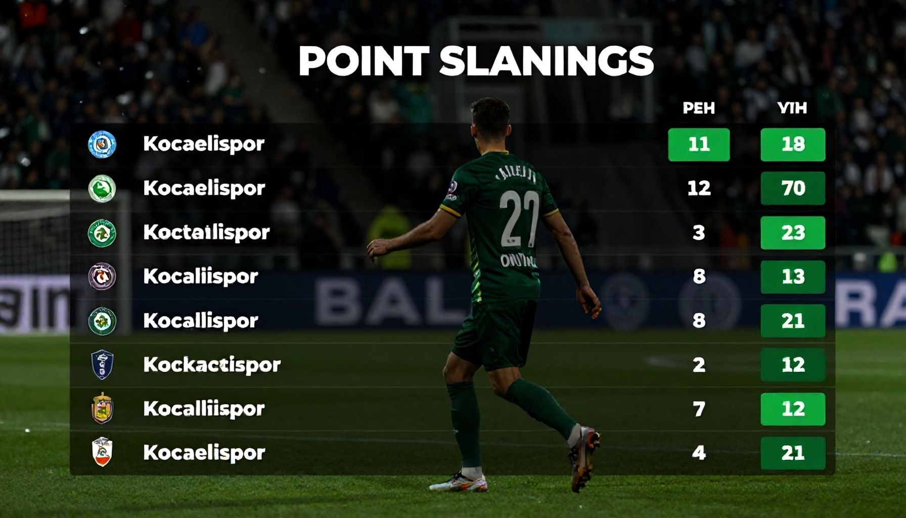 Kocaelispor'un Puan Durumunu Nasıl Takip Edersiniz?*