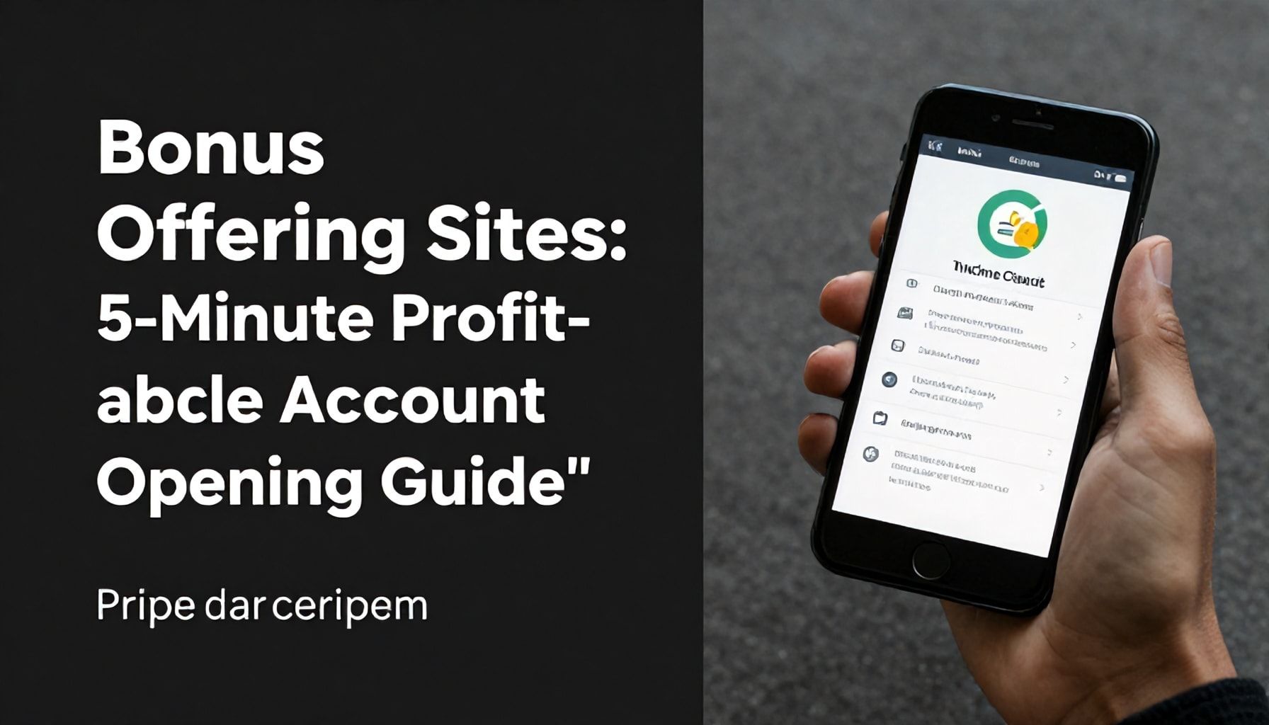 Bonus Veren Siteler: 5 Dakikada Kazançlı Hesap Açma Rehberi*