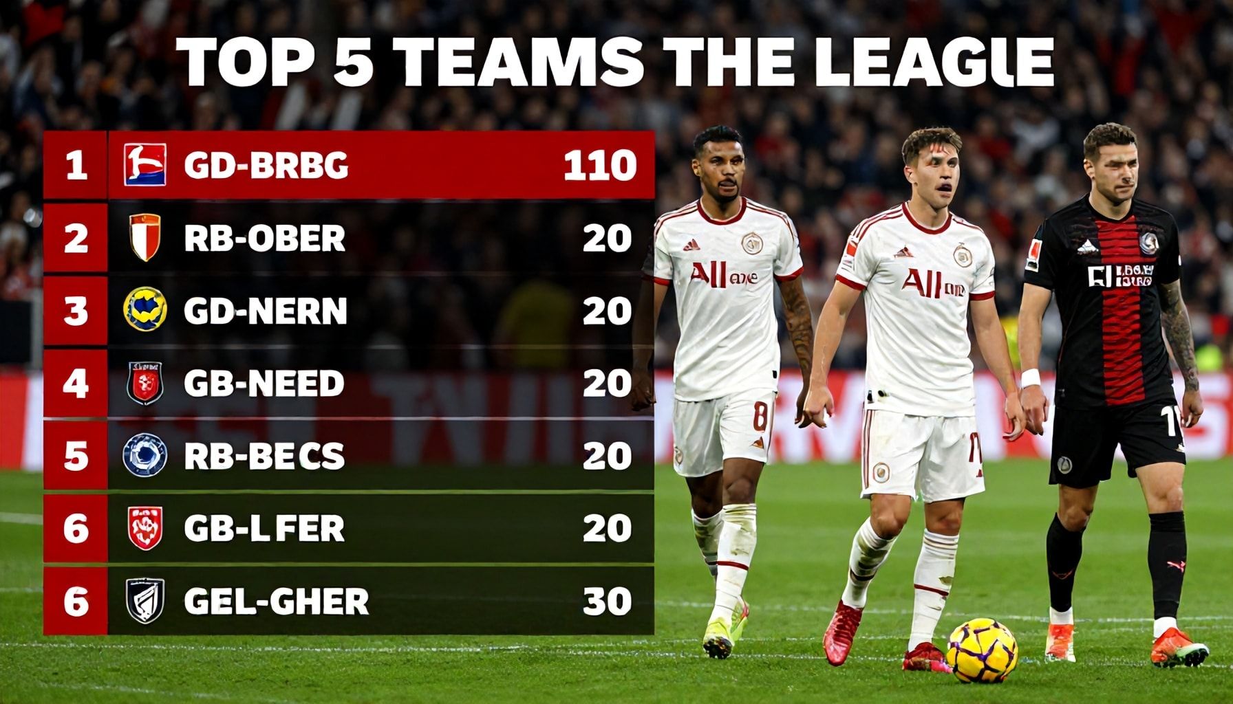 The Truth About Bundesliga's Top 5 Teams: Why They Dominate the League*