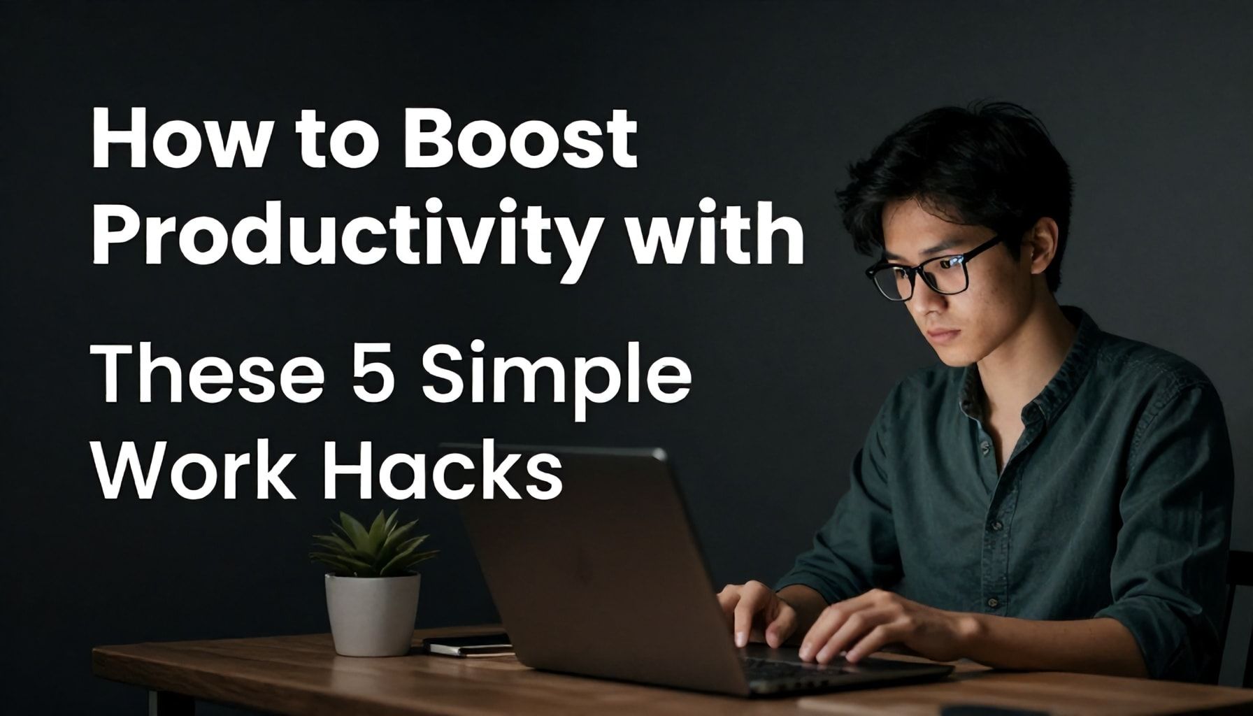 How to Boost Productivity with These 5 Simple Work Hacks*