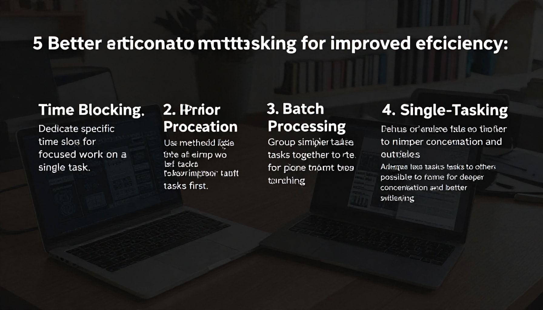 Why Multitasking Fails: The 5 Best Alternatives for Efficiency*