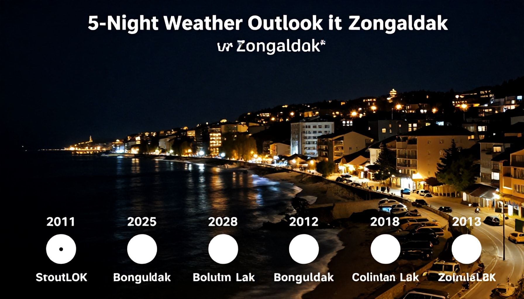 Gece Gecesi Tahmini: Zonguldak'ta 5 Gecenin Hava Durumu Öngörüsü*