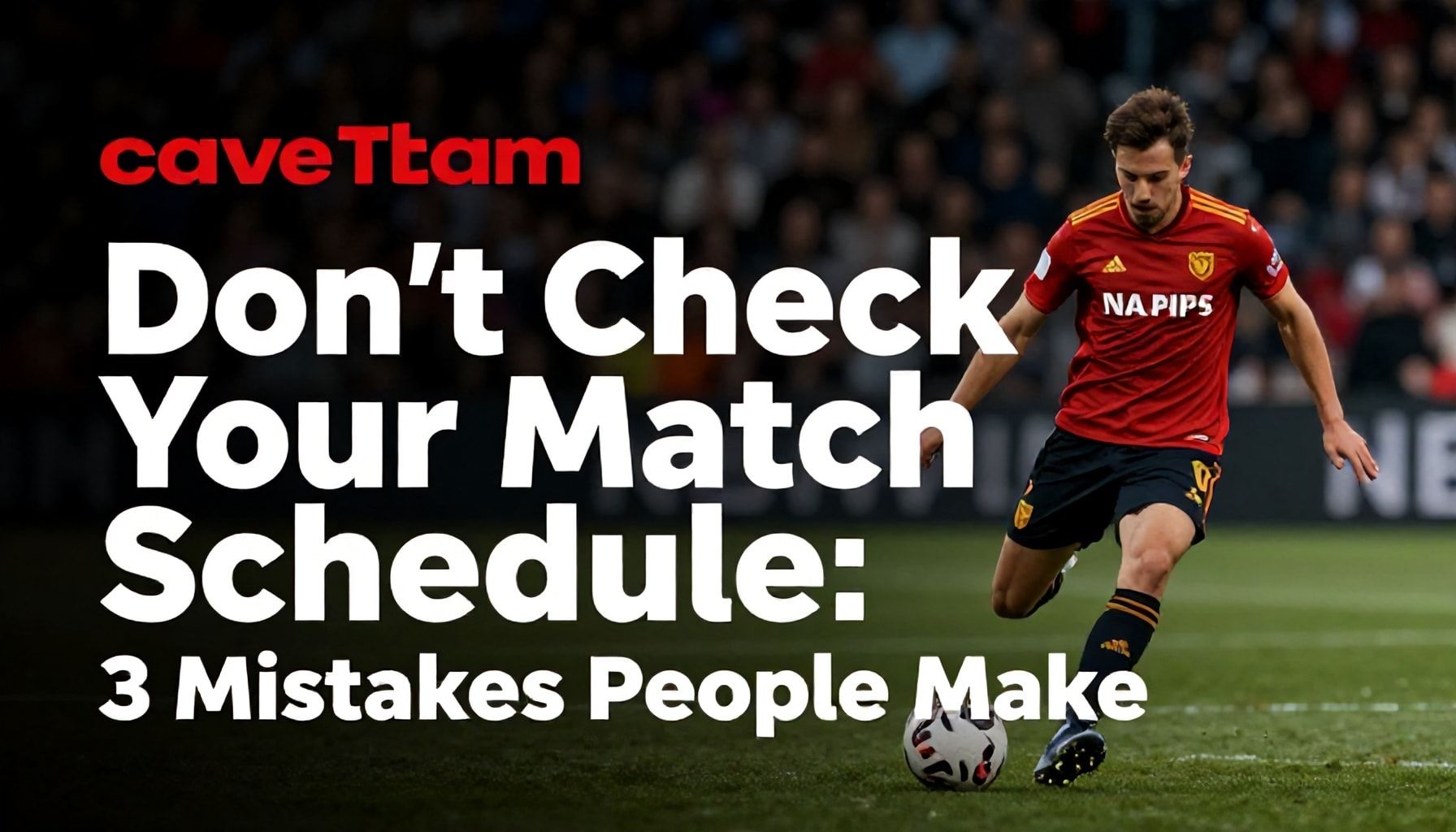 Maç Takviminizi Kontrol Etmeyin: 3 Hata Yapanlar*