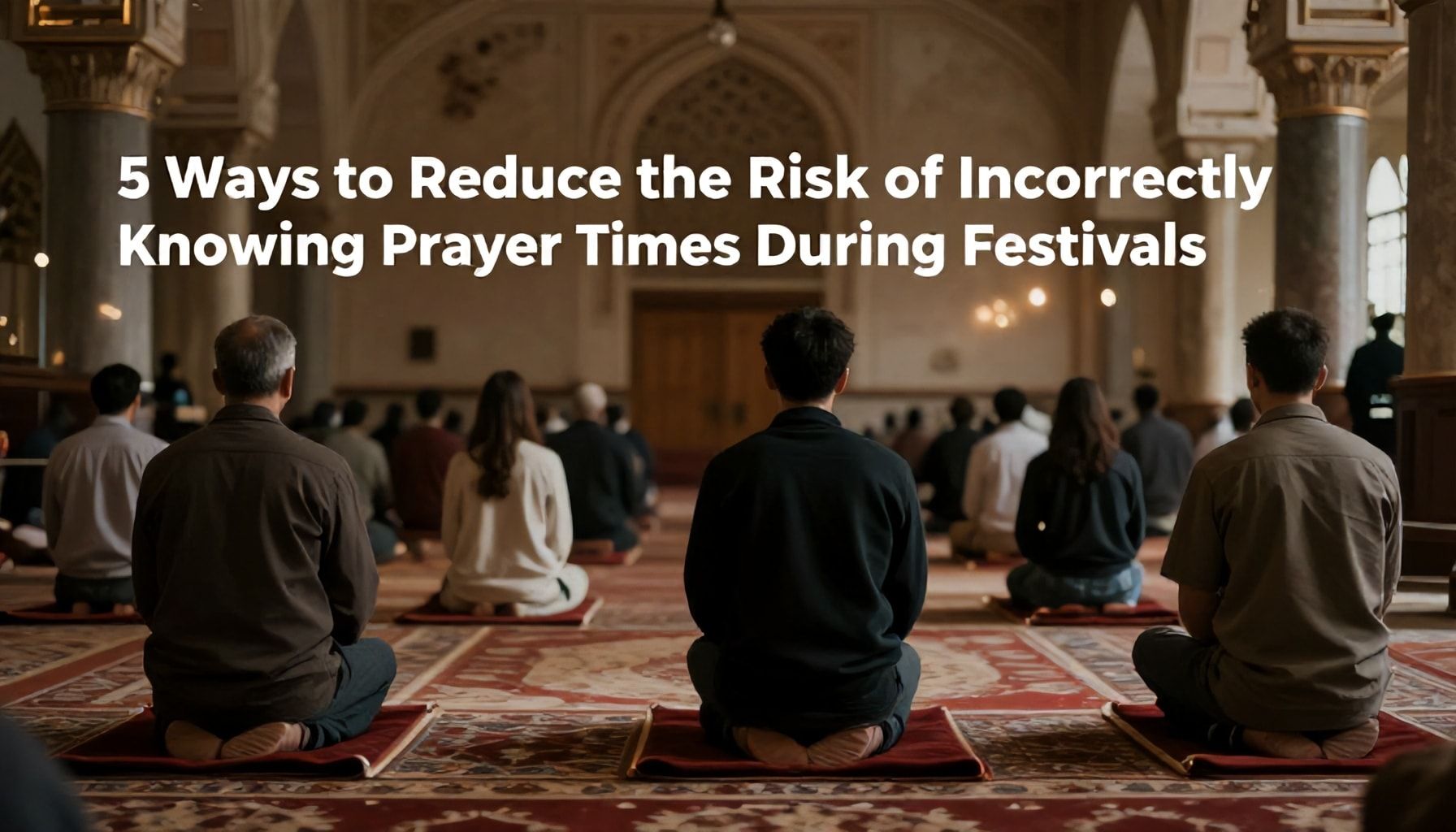 5 Yöntemle Bayram Namazı Saatlerini Hatalı Bilme Riskini Azaltın*