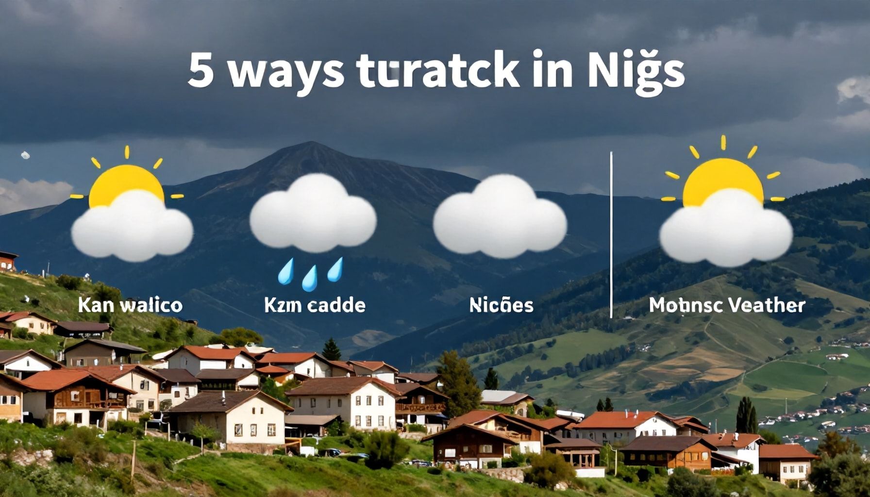 5 Yöntemle Niğde'de Hava Durumu Değişikliklerini Takip Edin*