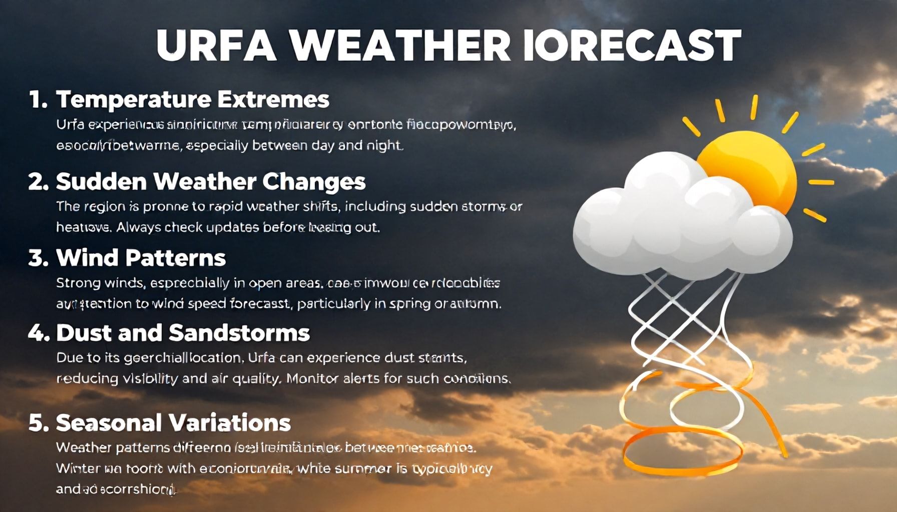 Gerçekler: Urfa Hava Durumu Öngörülerinde Dikkat Etmeniz Gereken 5 Nokta*