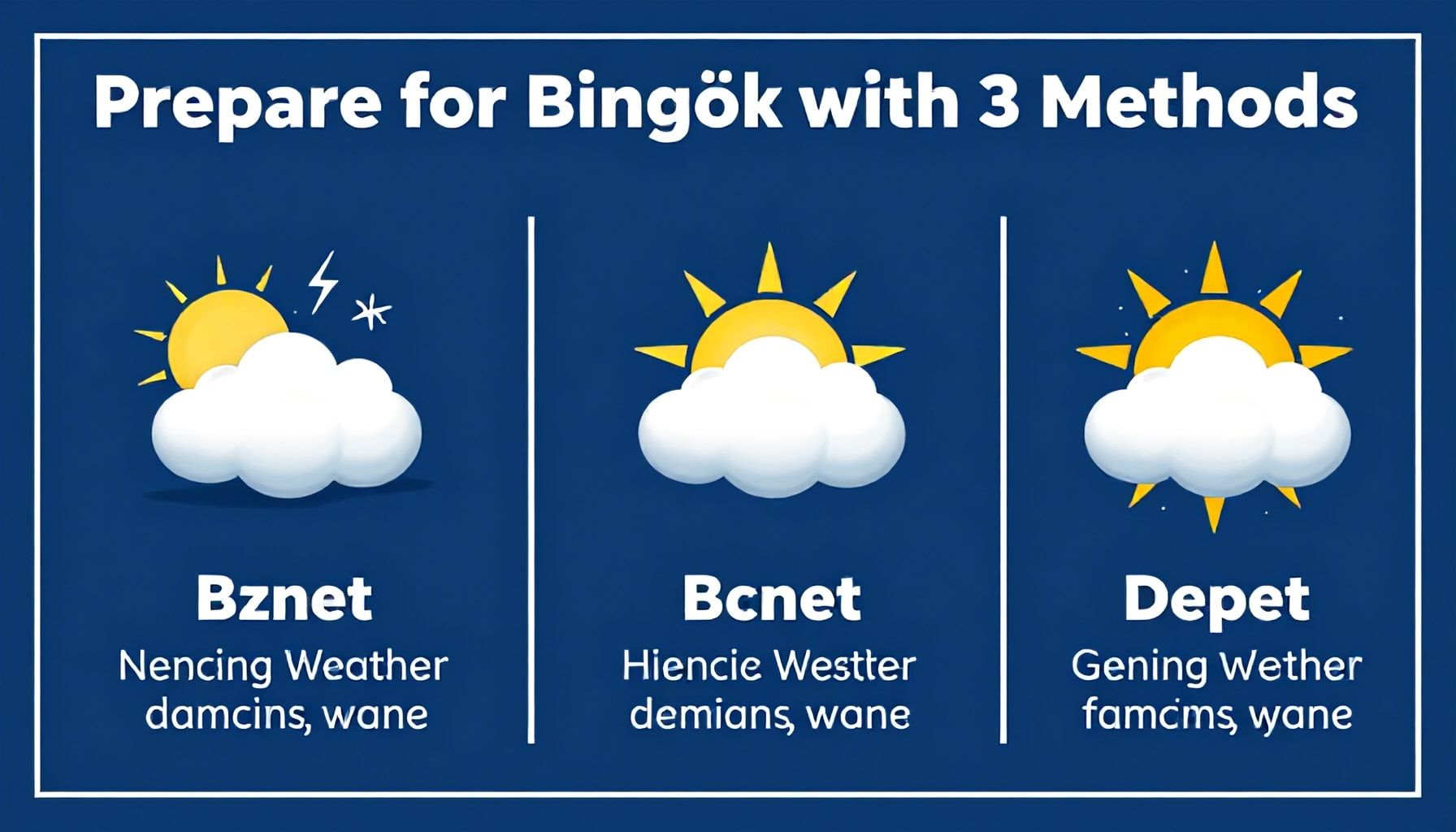 3 Yöntemle Bingöl Hava Durumuna Hazırlanın*