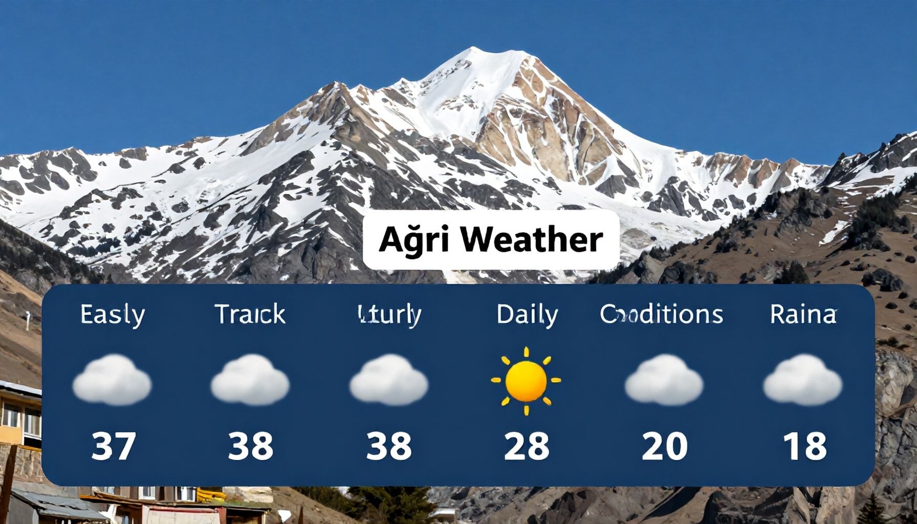 Ağrı Hava Durumu: Günlük Hava Durumunu Kolayca Takip Edin*