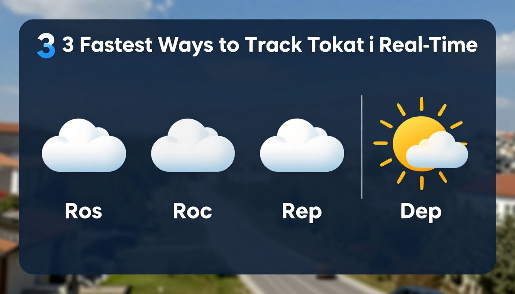 Tokat Hava Durumunu Anında Takip Etmek İçin 3 En Hızlı Yöntem"*