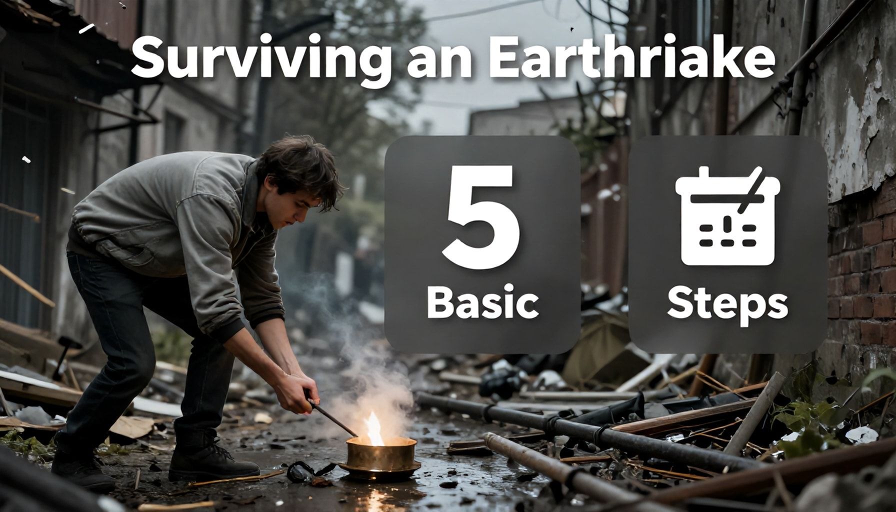 Depremde Hayatta Kalmak İçin 5 Temel Adım*