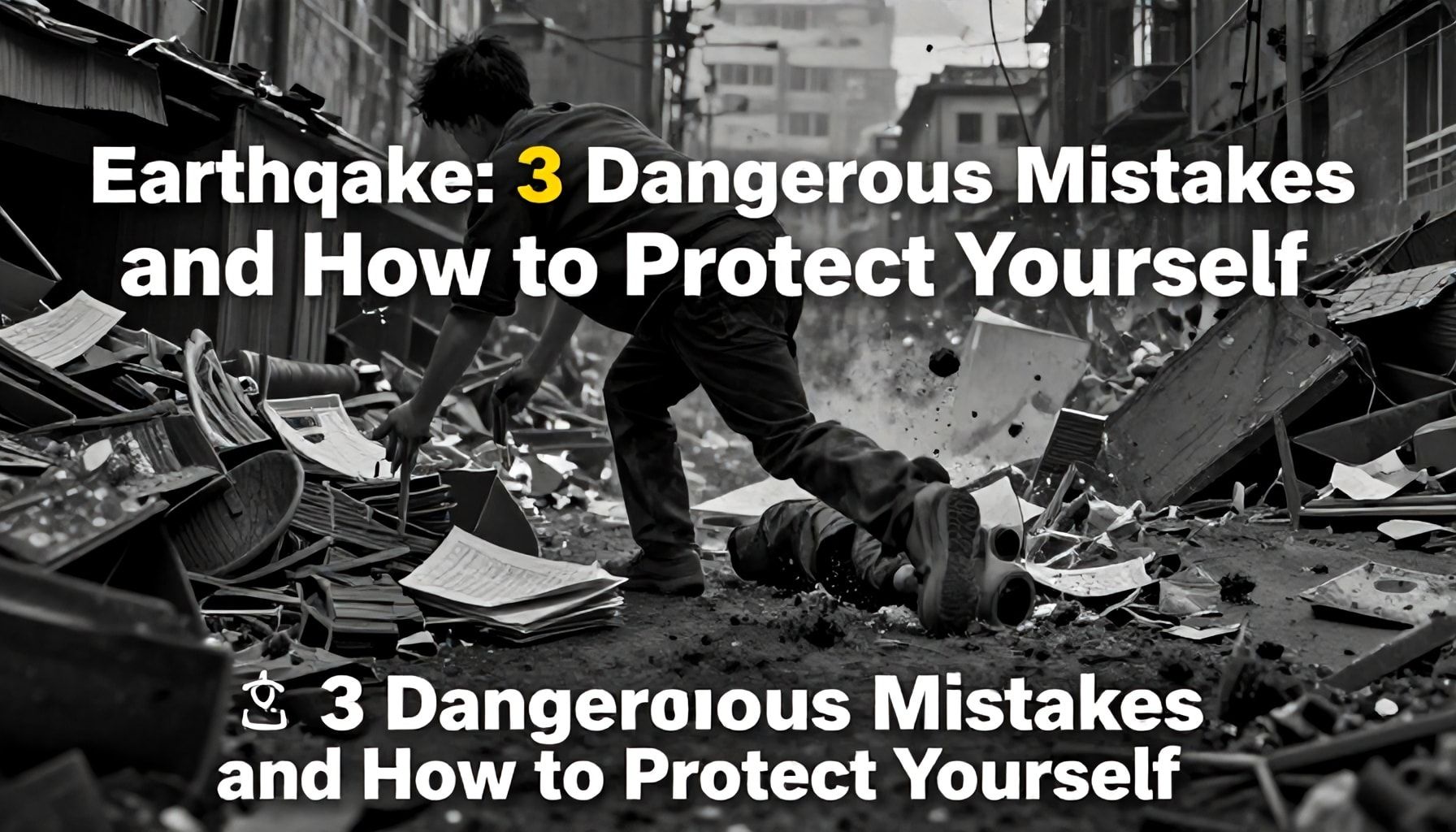 Depremde En Tehlikeli 3 Hata ve Nasıl Onunuzu Koruyun*