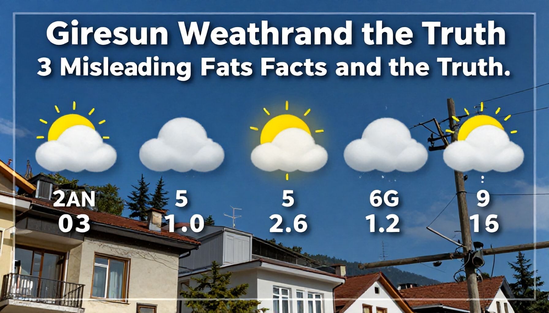 Giresun Hava Durumu: Sizi Aldatan 3 Yanlış Bilgi ve Gerçekler*