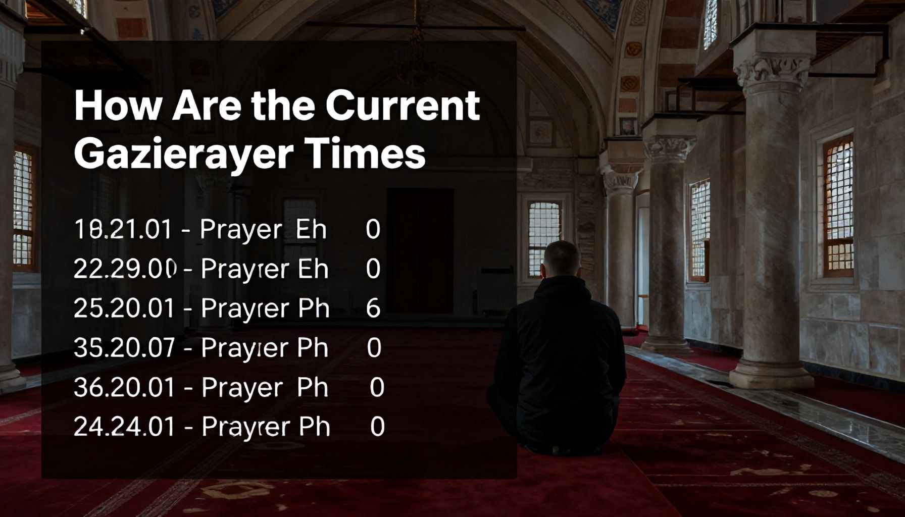 Güncel Gaziantep Namaz Vakitleri Nasıl Doğru Bir Şekilde Kontrol Edilir?*