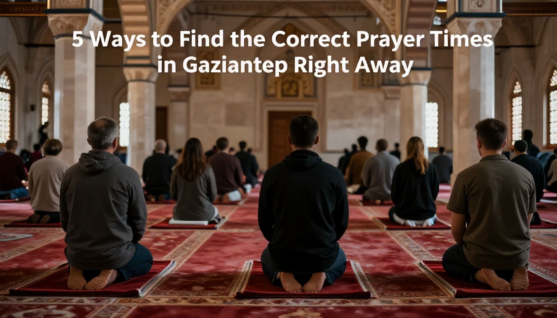 5 Yöntemle Gaziantep'te Doğru Namaz Vakitlerini Hemen Öğrenin*