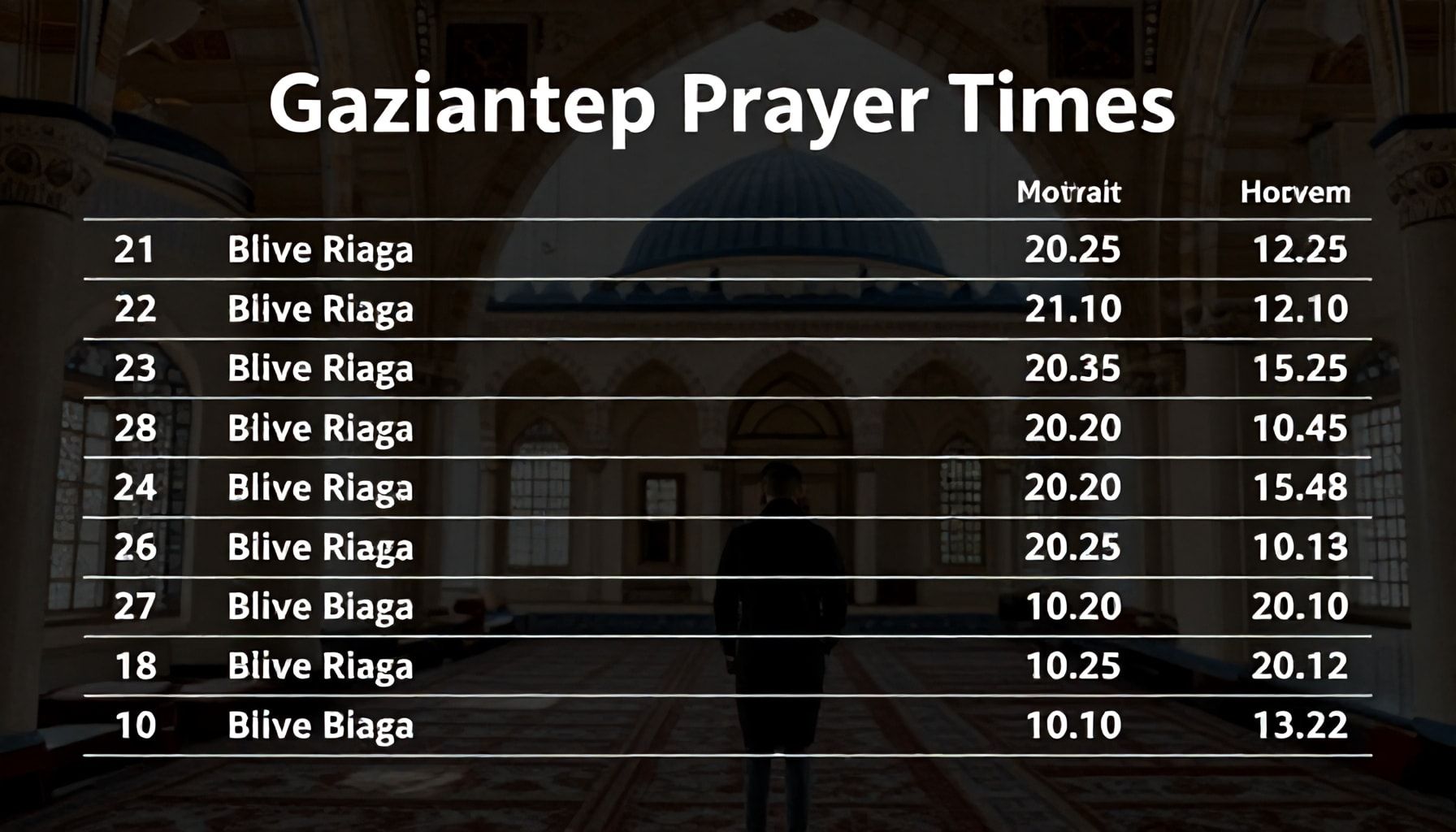 Güncel Gaziantep Namaz Vakitleri: Neden Doğru Zamanları Bilmek Önemlidir?*