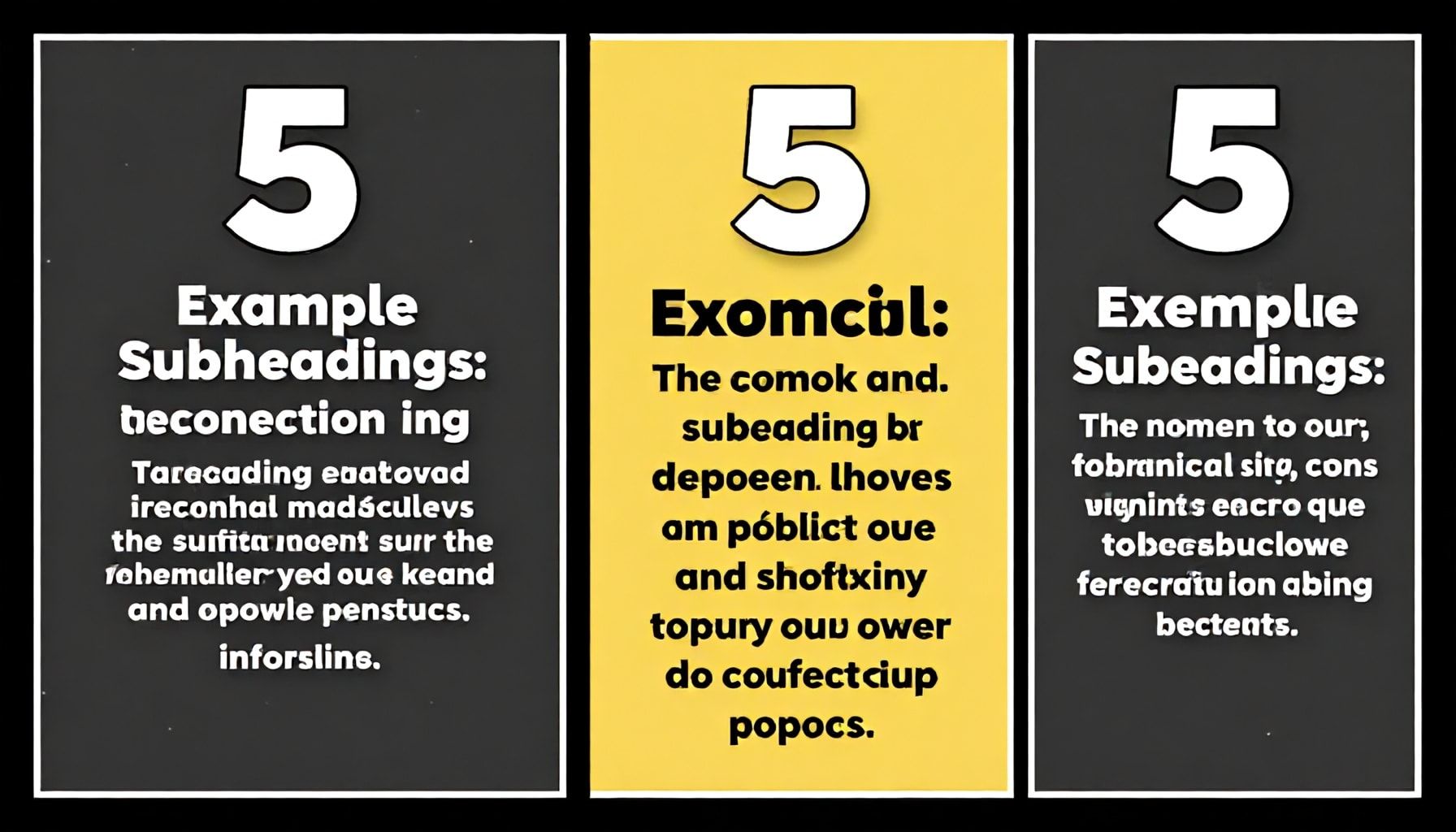 5 Örnek Alt Başlık:*