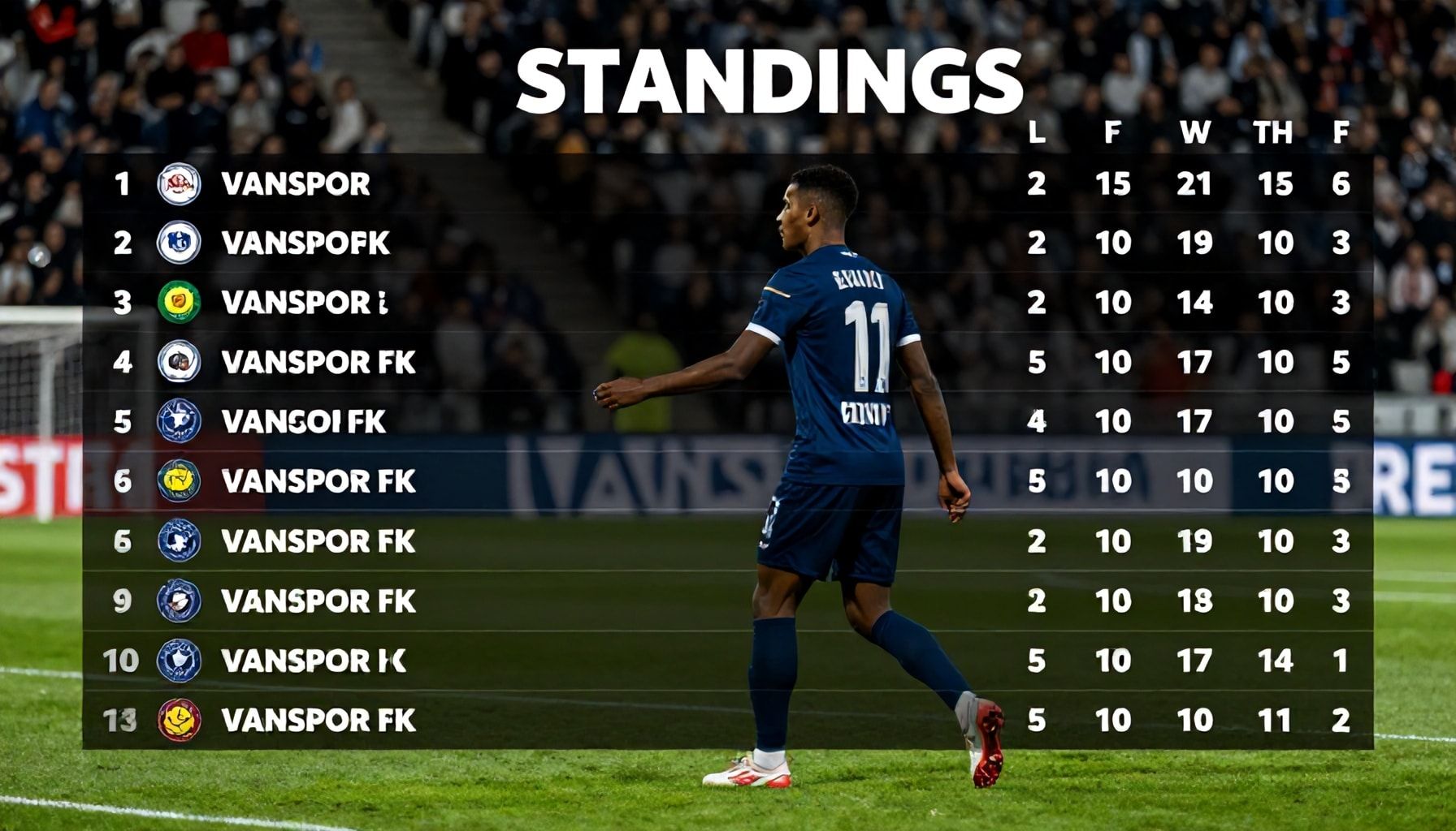 Vanspor FK Puan Durumları: Sonuçları ve Lig Sıralaması*