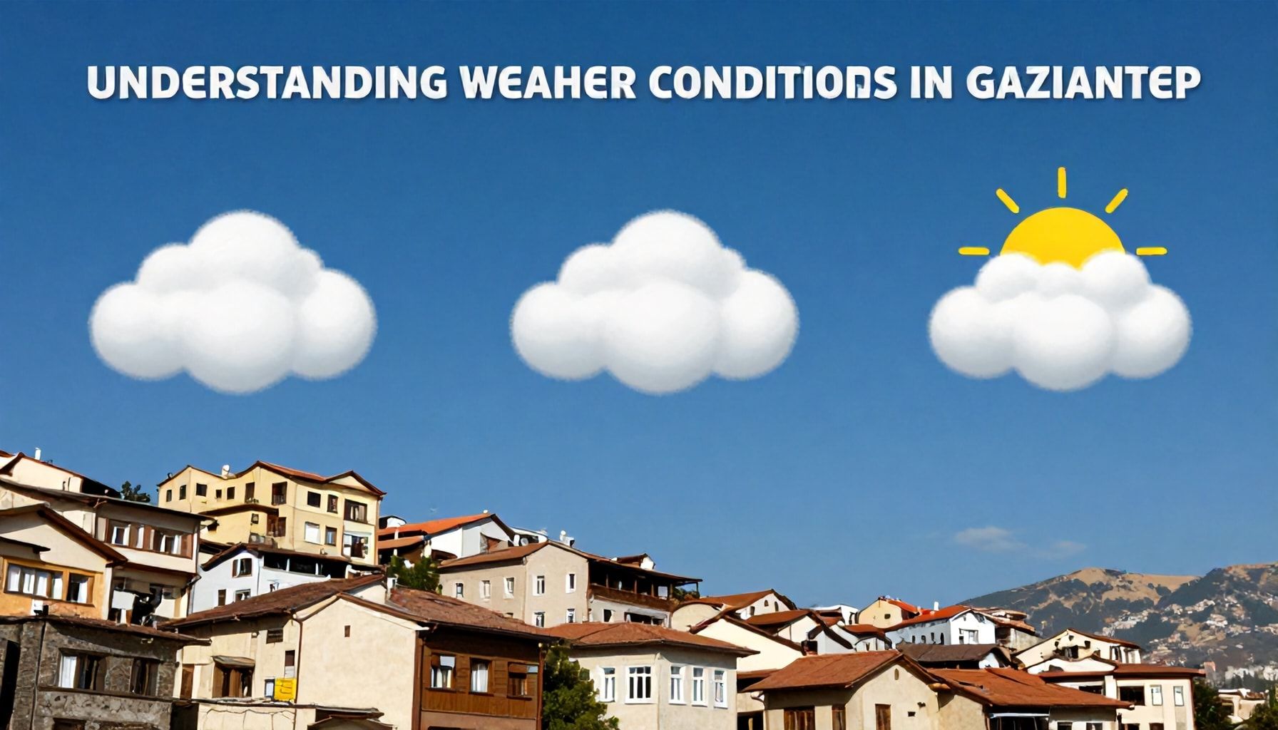 Gaziantep’te Hava Koşullarını Anlamak: 3 Temel Nokta*