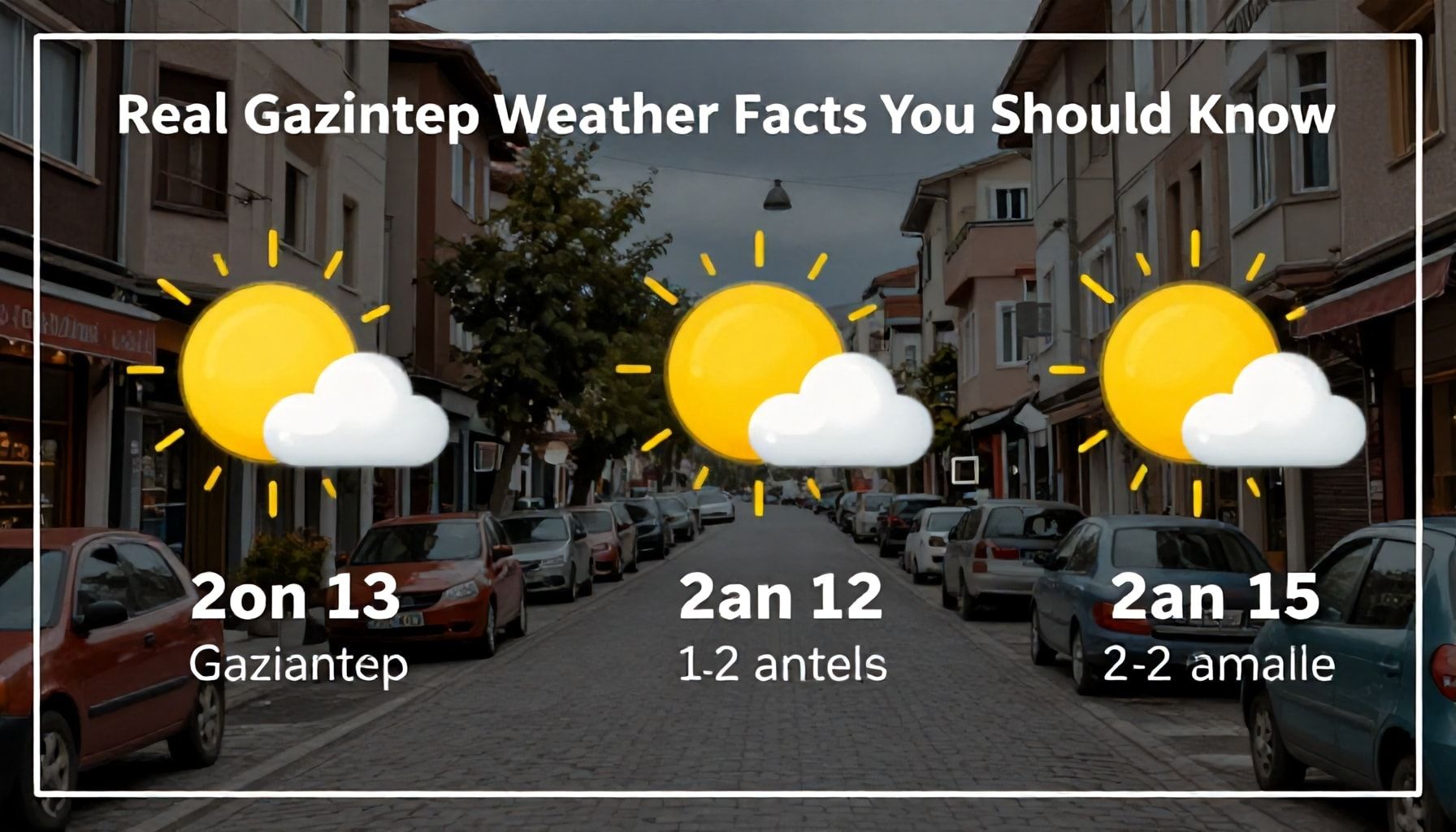 Gerçekten Bilmeniz Gereken Gaziantep Hava Durumu Gerçekleri*