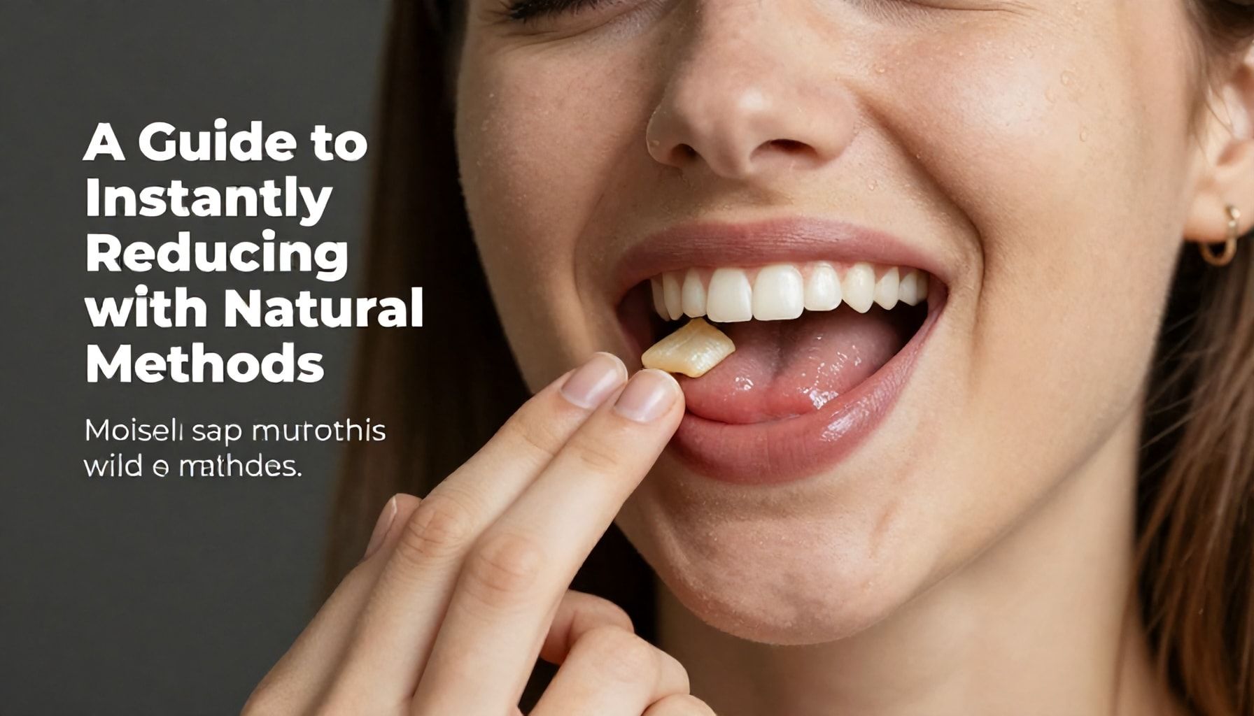 Doğal Yöntemlerle Diş Ağrısını Anında Azaltma Rehberi*
