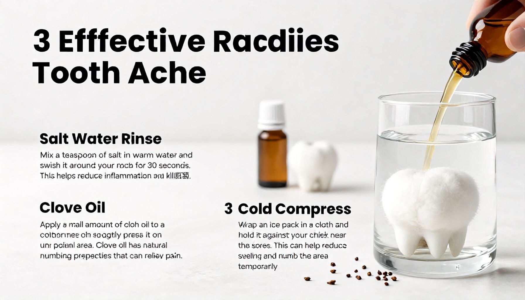 Diş Ağrısına Etkili Evde Bulunan 3 Doğal Remedye*