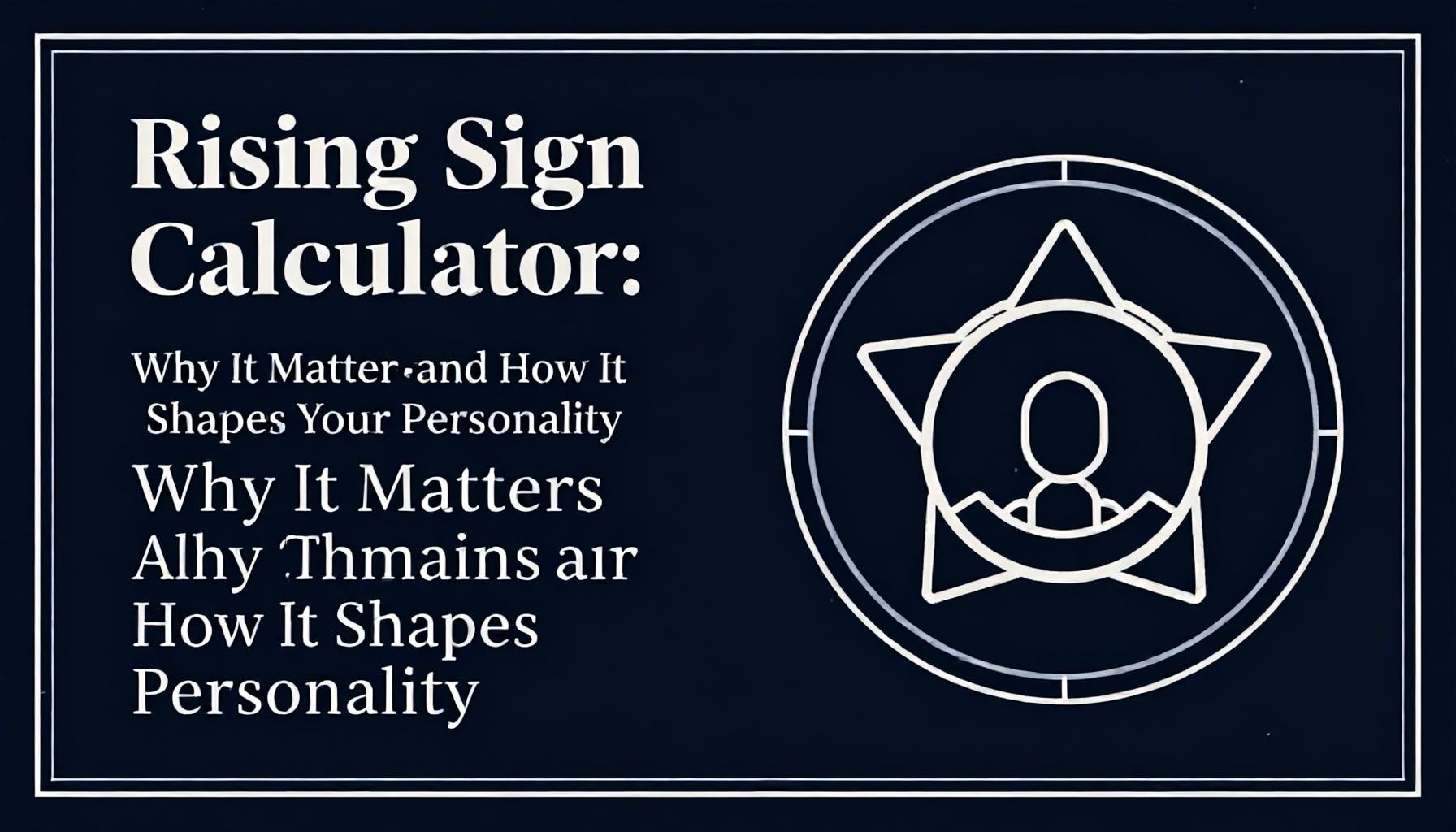 Yükselen Burç Hesaplama: Neden Önemli ve Nasıl Kişiliğinizi Şekillendirir?*