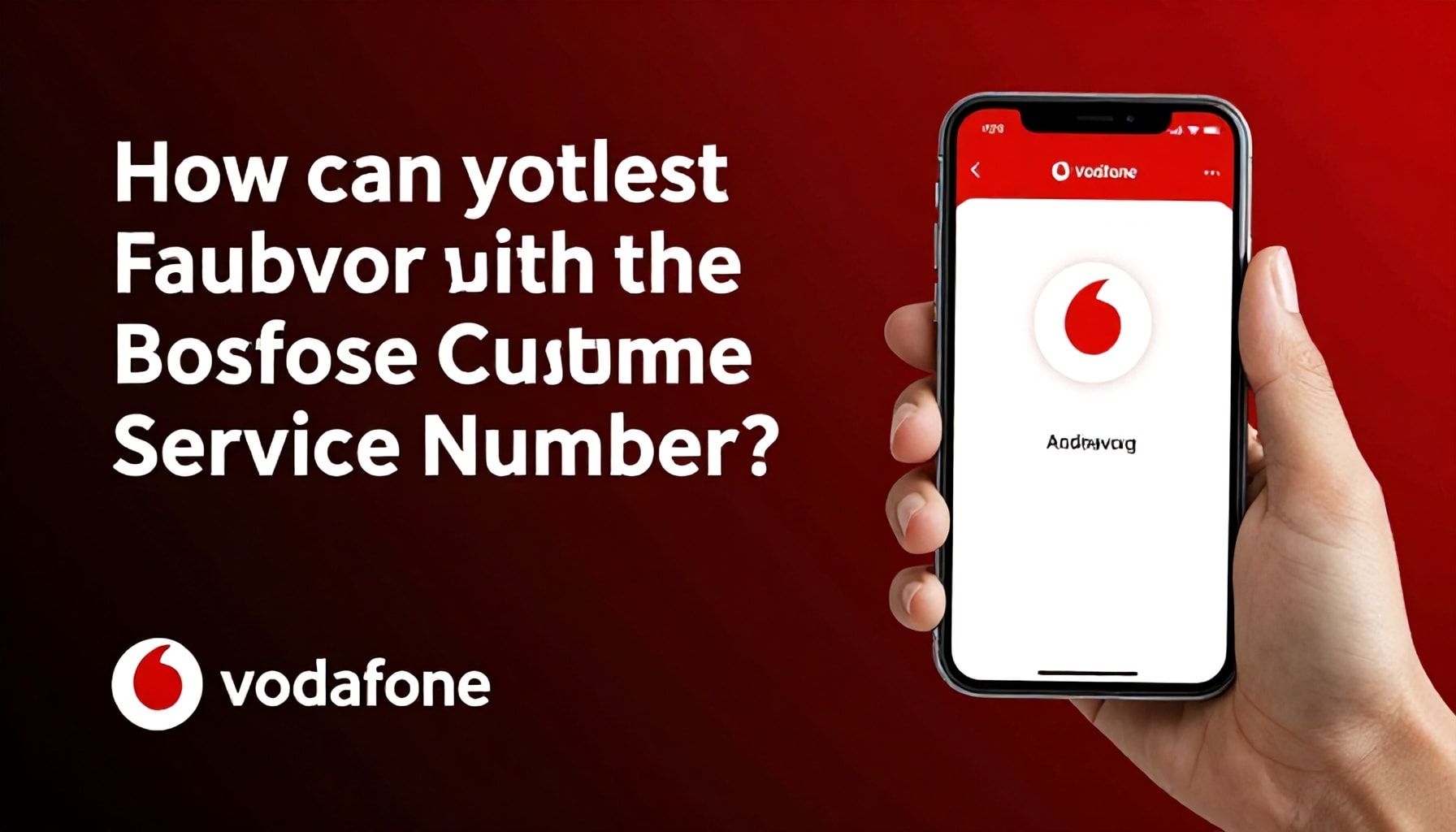 Vodafone Müşteri Hizmetleri Numarasıyla Nasıl En Hızlı Destek Alabilirsiniz?*