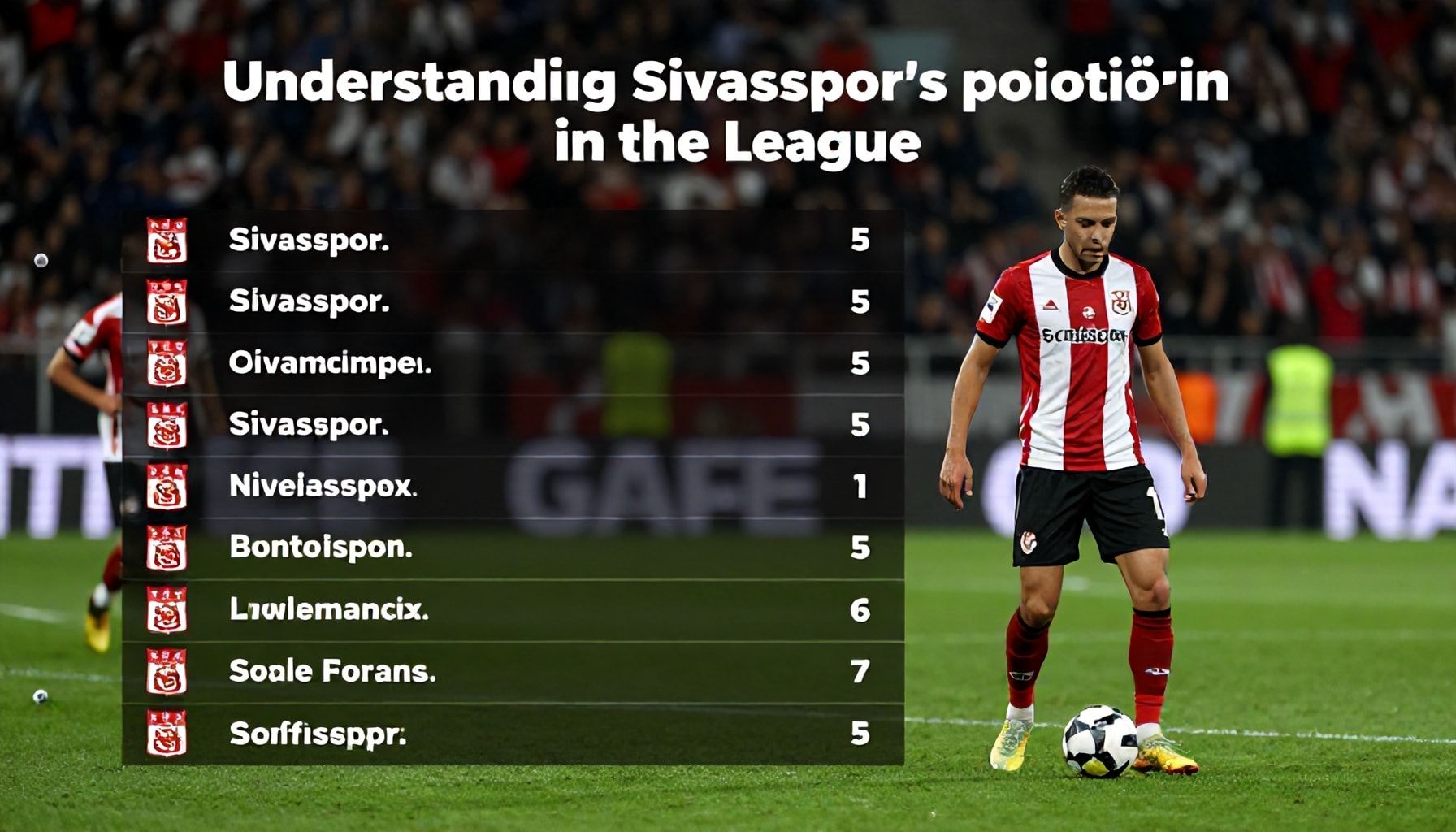 Sivasspor'un Ligdeki Konumunu Anlamak İçin 5 Temel Nokta"*