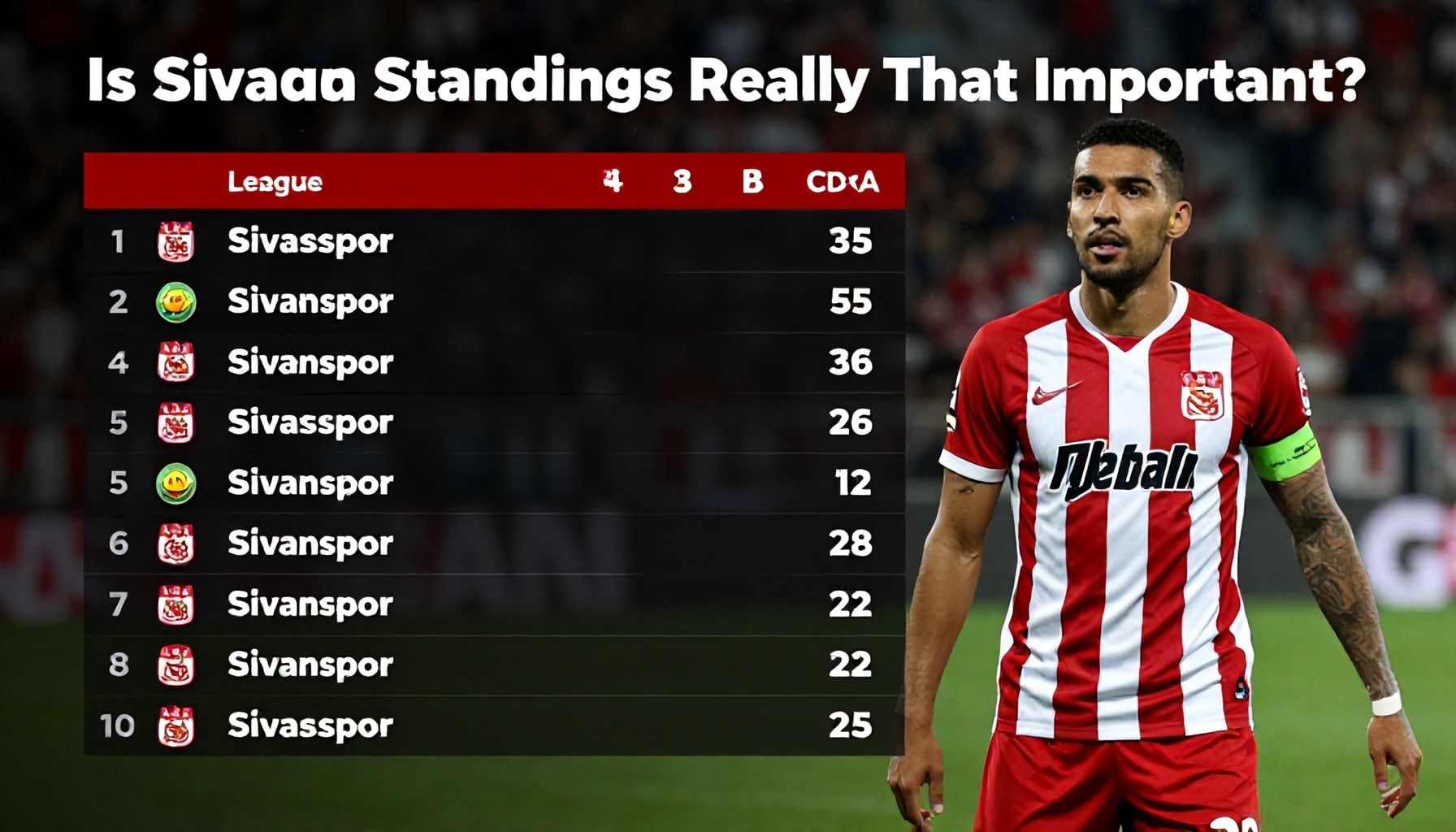 Sivasspor'un Puan Durumu Gerçekten Ne Kadar Önemli? (Sporcunun Gösterdiği Gerçekler)"*