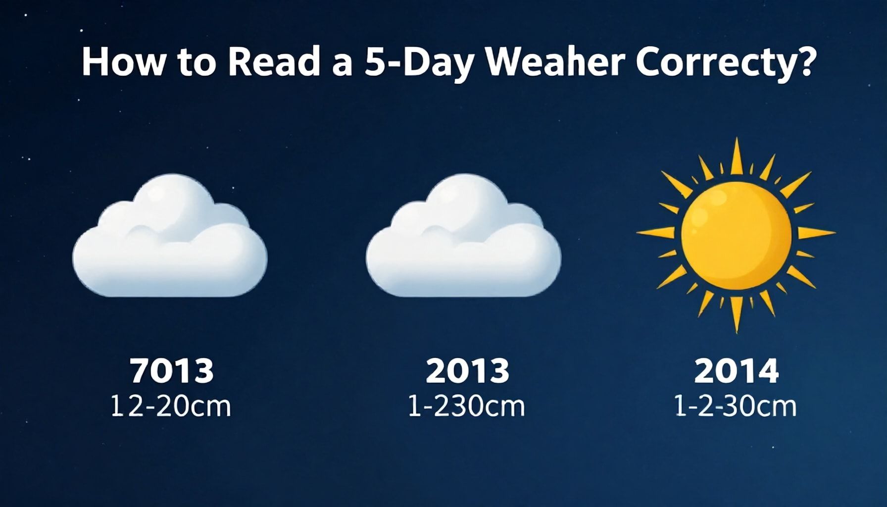 5 Günlük Hava Durumu Prognosunu Nasıl Doğru Okumalıyız?*
