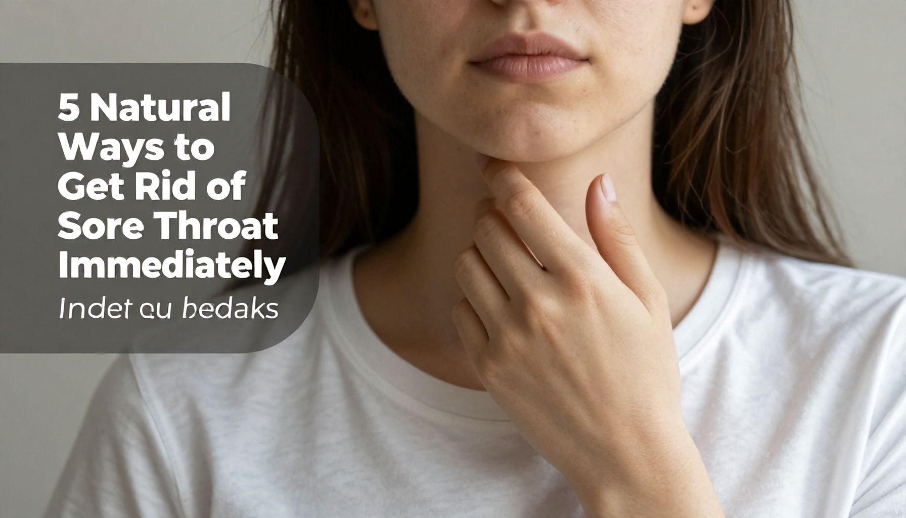 5 Doğal Yöntemle Boğaz Ağrısından Hemen Kurtulun*