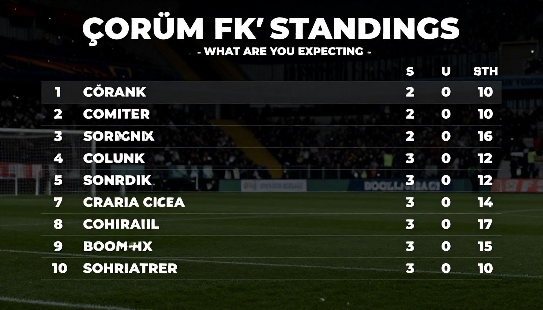 Çorum FK Puan Durumunun Gerçek Hikayesi: Ne Bekliyorsunuz?*