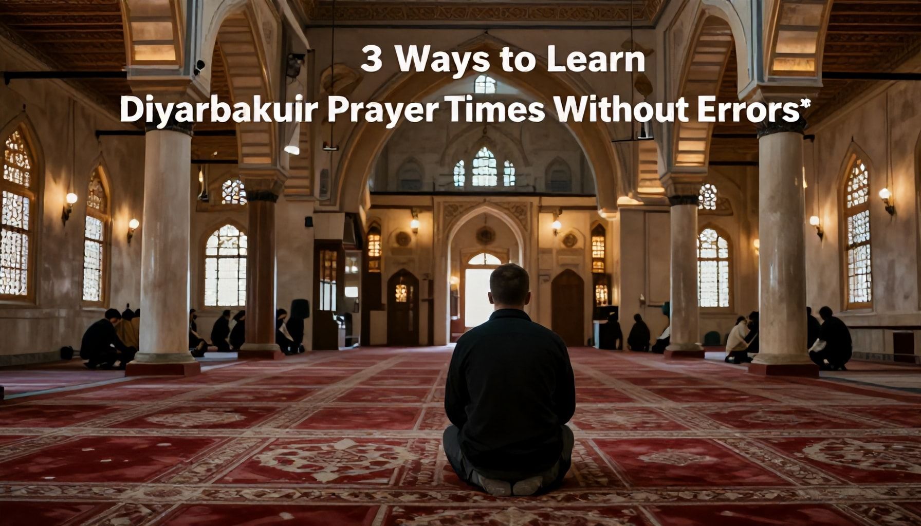 3 Yöntemle Diyarbakır Namaz Vakitlerini Hata Yapsız Öğrenin*