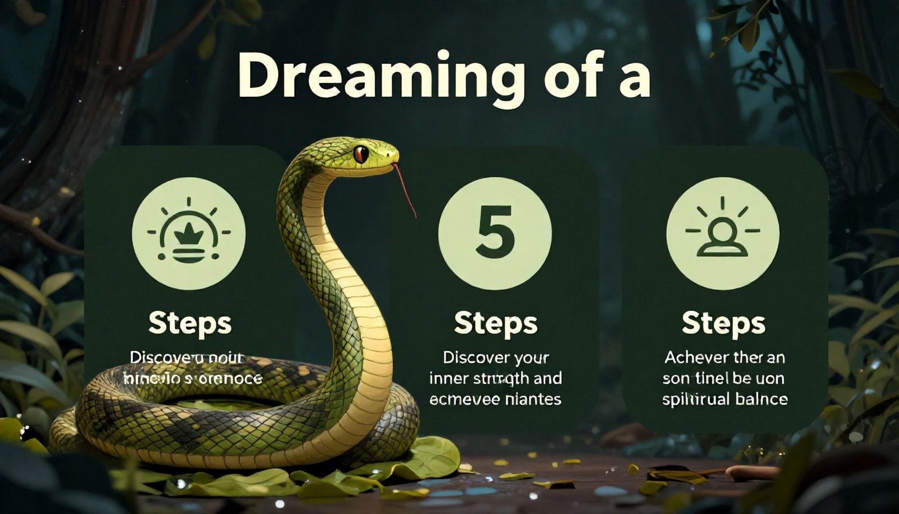 Rüyada yılan görmek: İçsel güçlerinizi keşfedin ve ruhsal dengeyi sağlamak için 5 adım*